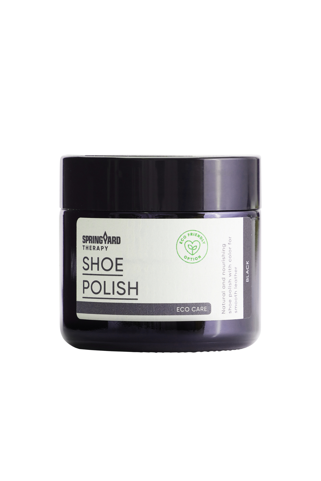 Shoe Polish Black 60ml Springyard