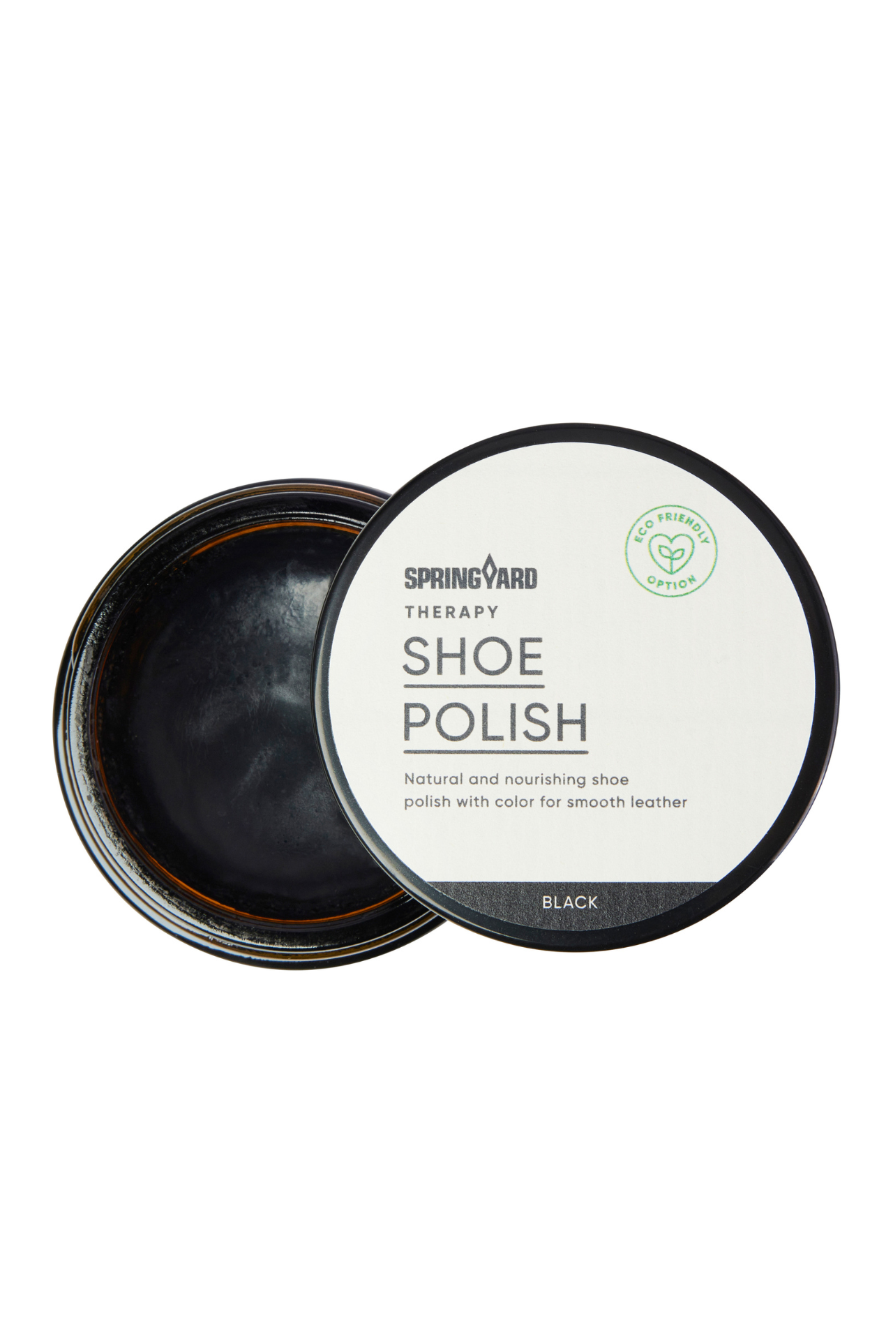 Shoe Polish Black 60ml Springyard