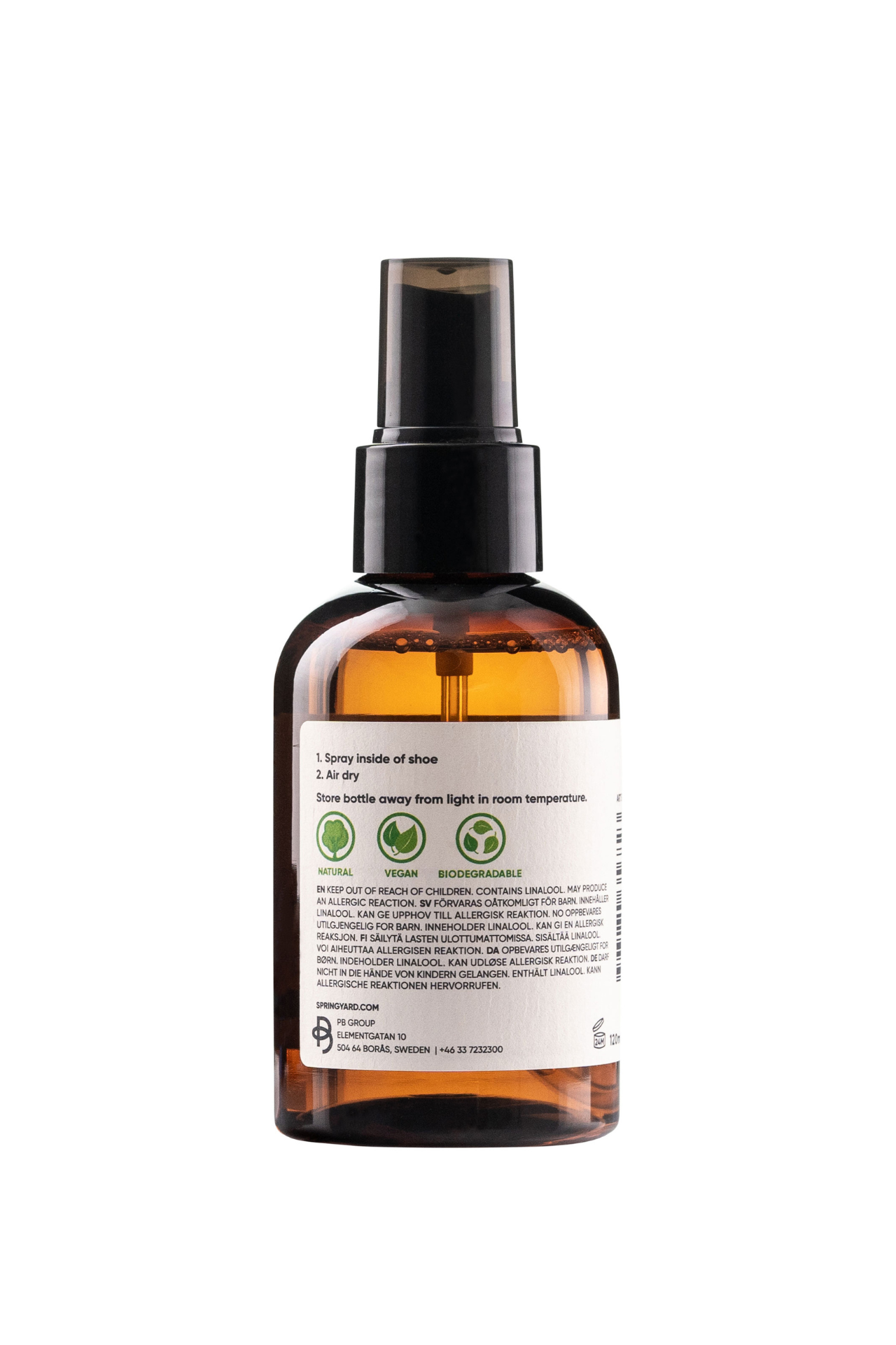 Shoe Deo Neutral 120ml Springyard