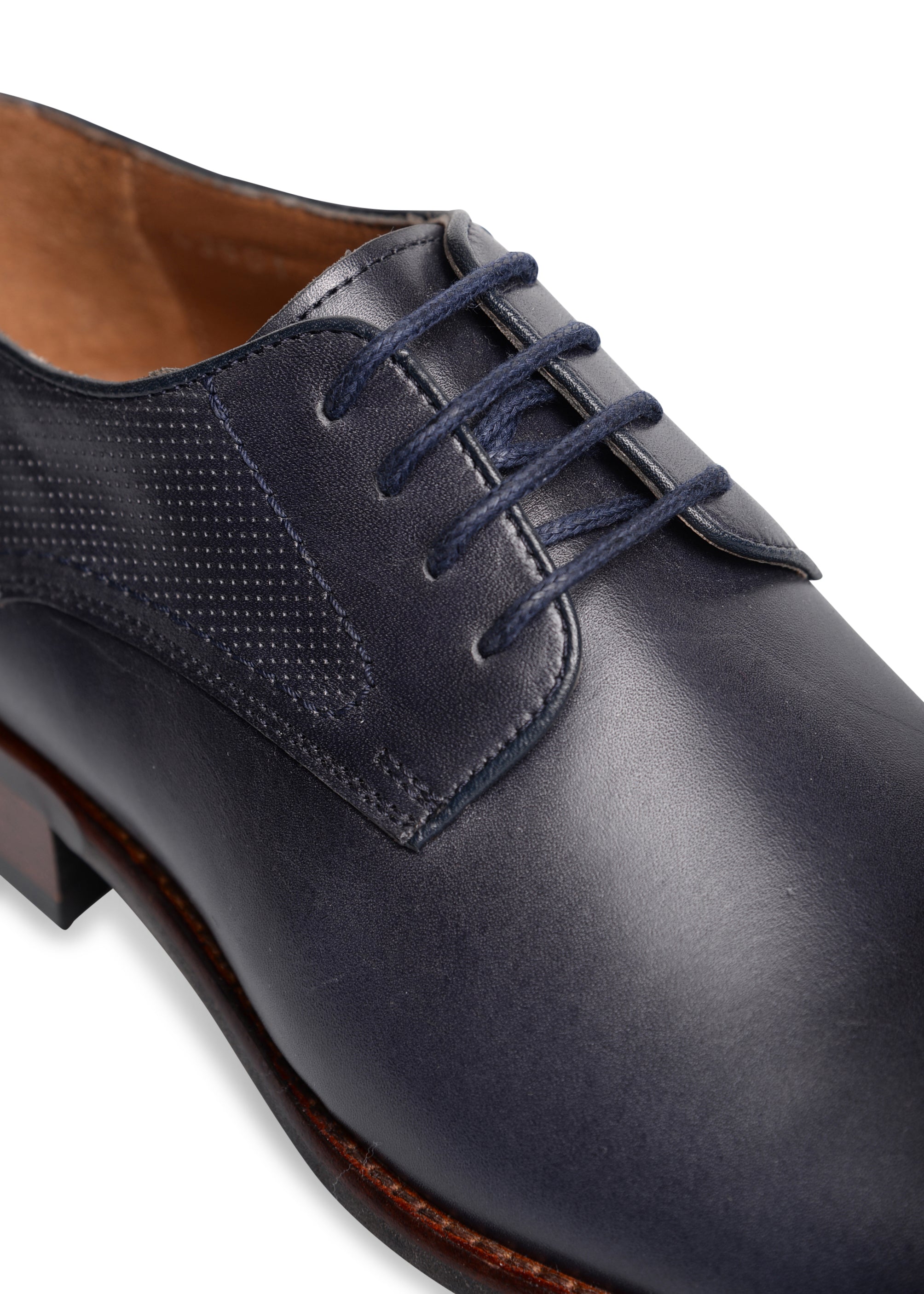 ΑΝΔΡΙΚΑ ΠΑΠΟΥΤΣΙΑ DERBY PORTOBELLO'S ΜΠΛΕ ΜΕ ΚΑΦΕ ΛΕΠΤΟΜΕΡΕΙΕΣ