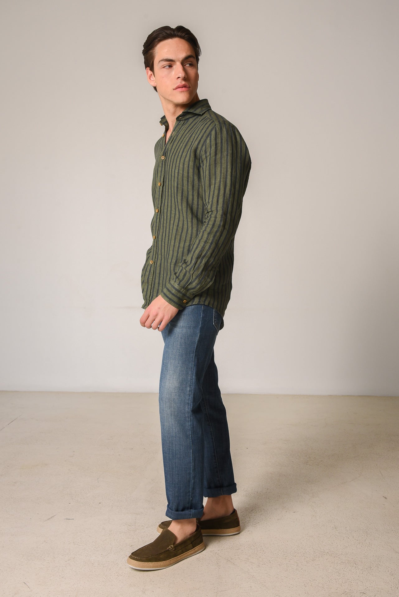 ΑΝΔΡΙΚΟ JEAN PORTOBELLO'S ΣΕ ΜΠΛΕ ΑΠΟΧΡΩΣΗ ΜΕ ΞΕΒΑΜΜΑ REGULAR FIT