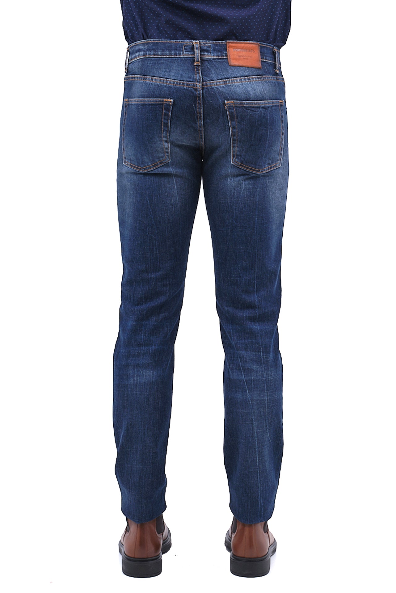 ΑΝΔΡΙΚΟ JEAN PORTOBELLO'S ΣΕ ΜΠΛΕ ΧΡΩΜΑ ΚΑΙ SLIM FIT ΓΡΑΜΜΗ