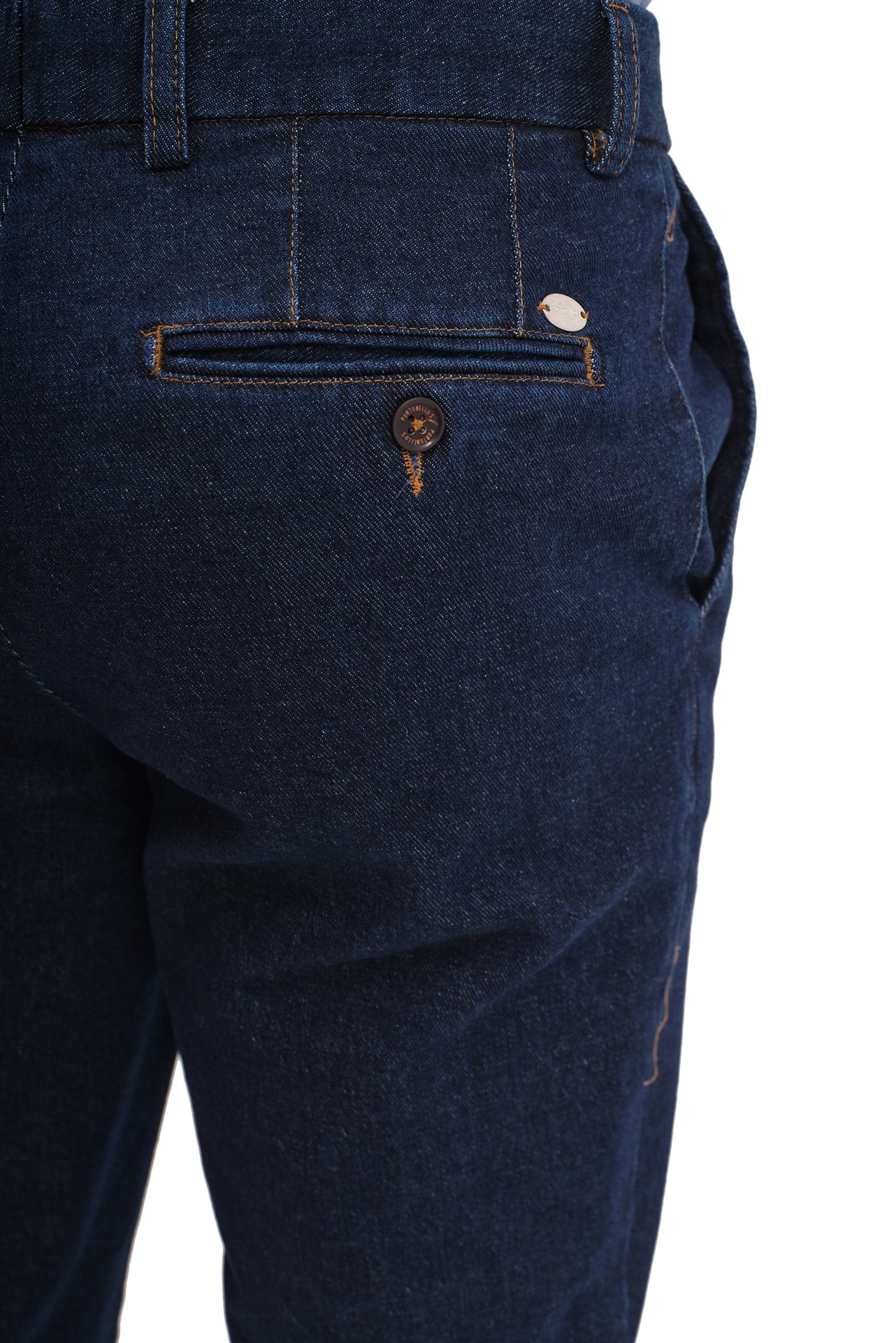 ΑΝΔΡΙΚΟ JEAN CHINOS ΣΕ REGULAR FIT ΚΑΙ ΜΠΛΕ ΑΠΟΧΡΩΣΗ