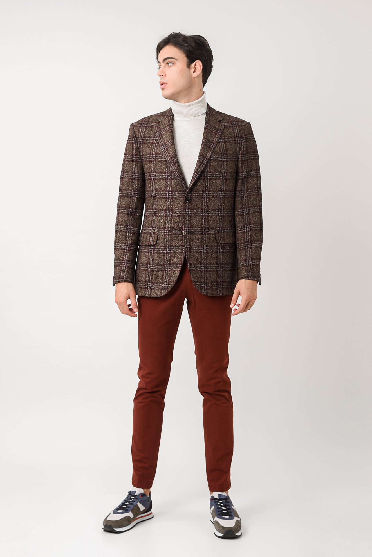 ΑΝΔΡΙΚΟ ΚΑΡΟ ΣΑΚΑΚΙ PORTOBELLO'S ΣΕ ΚΑΦΕ ΧΡΩΜΑ ΜΕ ΜΠΟΡΝΤΟ ΚΑΡΟ ANGELICO