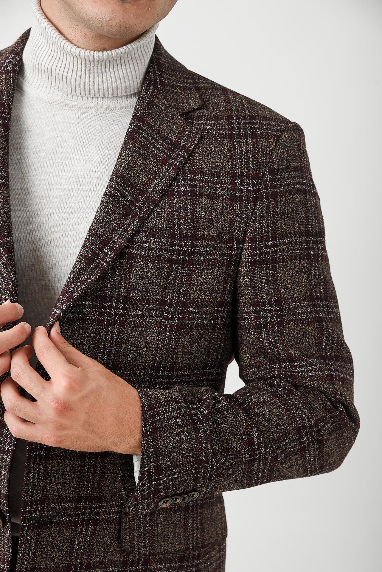 ΑΝΔΡΙΚΟ ΚΑΡΟ ΣΑΚΑΚΙ PORTOBELLO'S ΣΕ ΚΑΦΕ ΧΡΩΜΑ ΜΕ ΜΠΟΡΝΤΟ ΚΑΡΟ ANGELICO