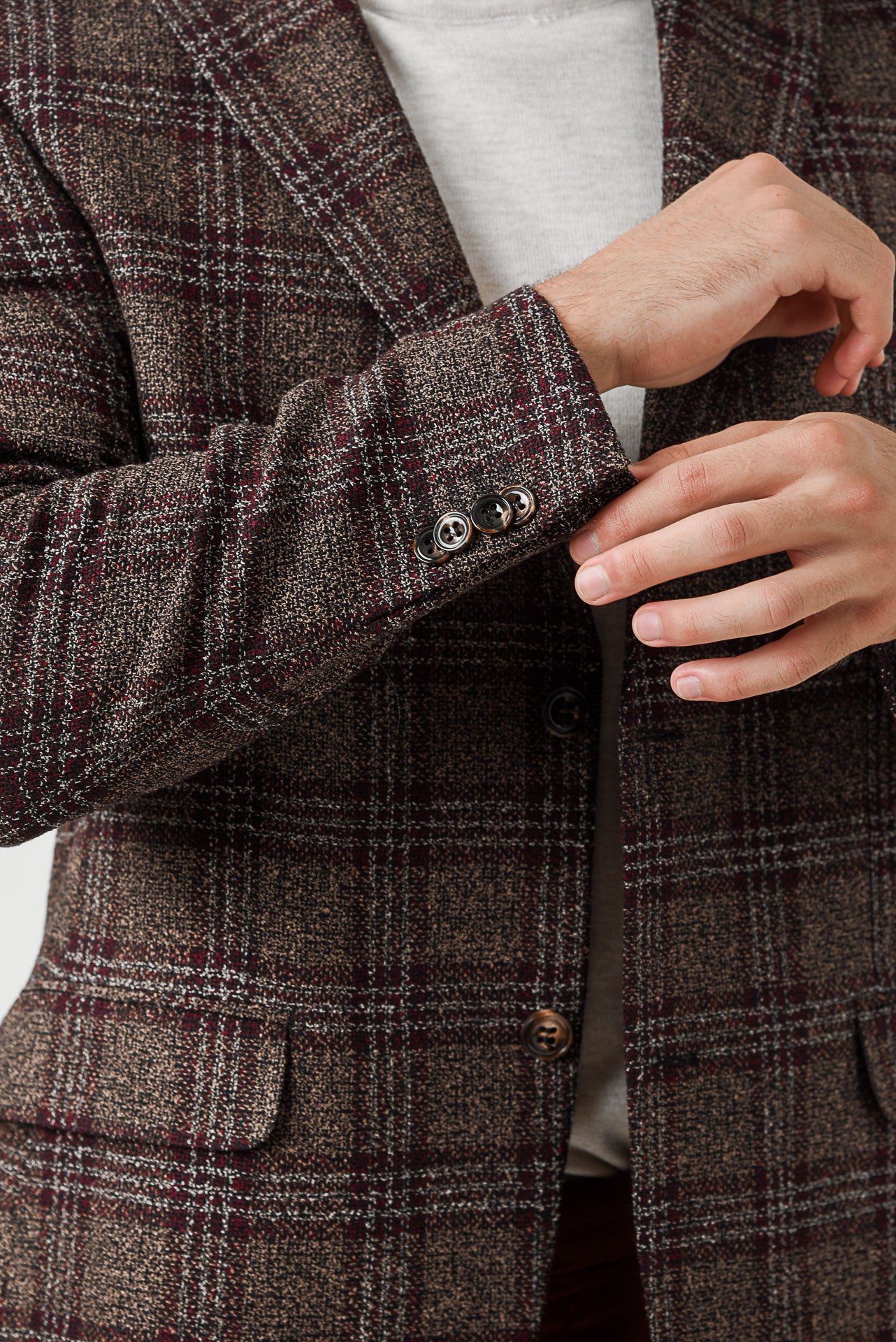 ΑΝΔΡΙΚΟ ΚΑΡΟ ΣΑΚΑΚΙ PORTOBELLO'S ΣΕ ΚΑΦΕ ΧΡΩΜΑ ΜΕ ΜΠΟΡΝΤΟ ΚΑΡΟ ANGELICO