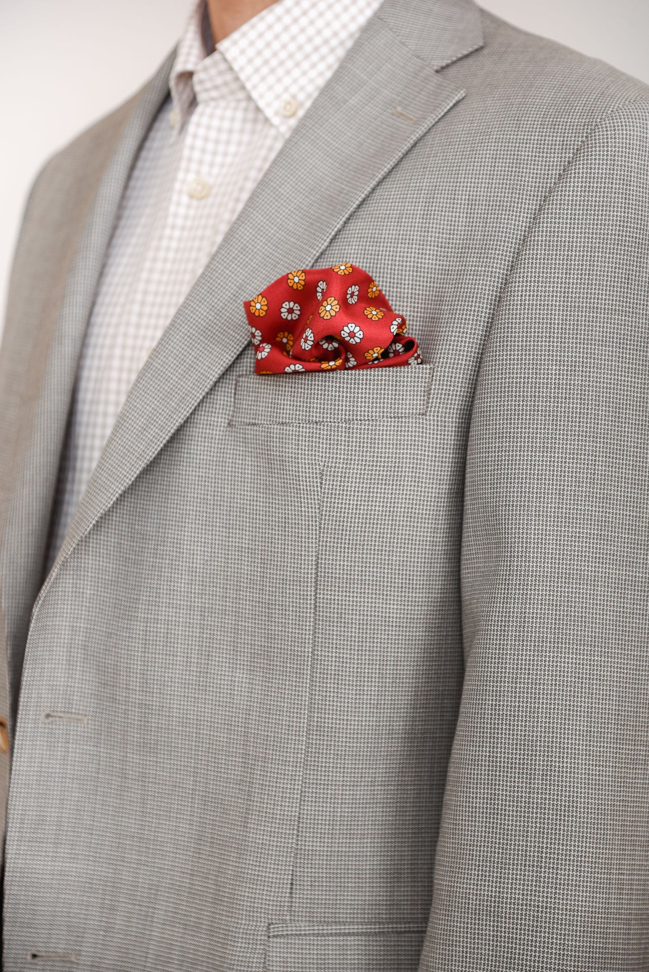 ΑΝΔΡΙΚΟ ΣΑΚΑΚΙ PORTOBELLOS ΓΚΡΙ ΜΠΕΖ ΜΕ ΜΙΚΡΟΣΧΕΔΙΟ ΚΑΙ ΥΦΑΣΜΑ MARLANE