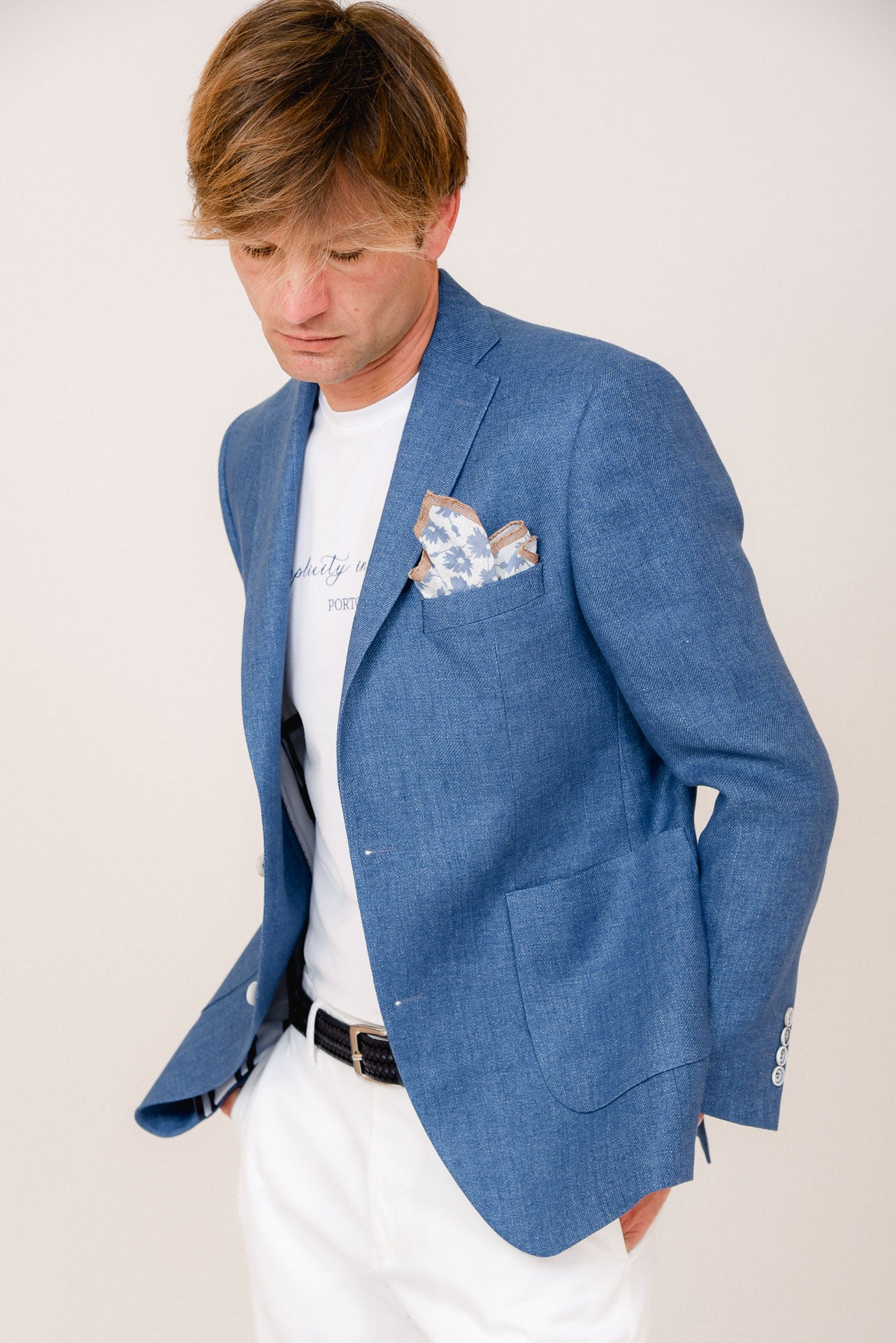 ΑΝΔΡΙΚΟ ΣΑΚΑΚΙ PORTOBELLO’S ΣΕ DENIM ΑΠΟΧΡΩΣΗ ΚΑΙ ΥΦΑΣΜΑ LEOMASTER