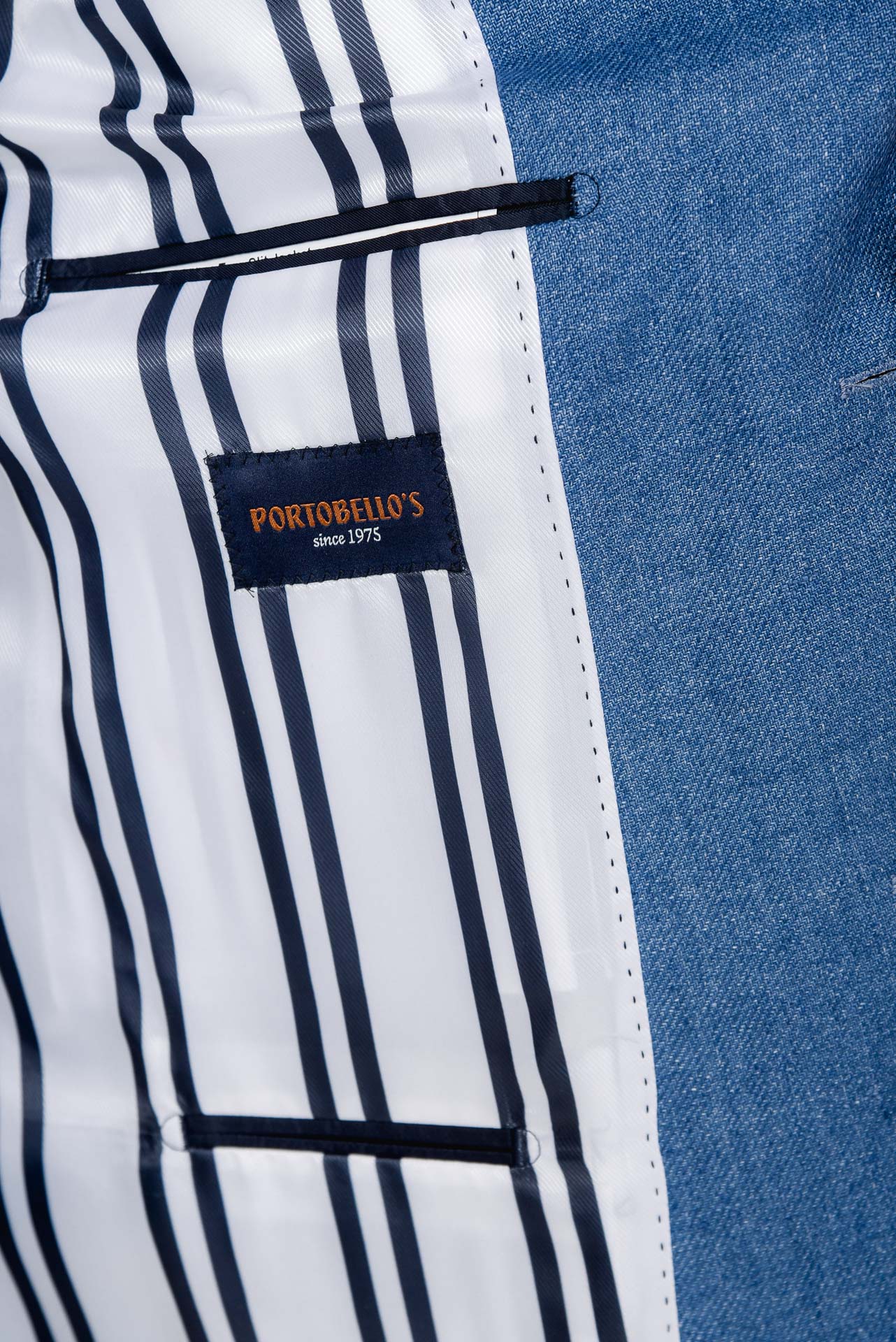 ΑΝΔΡΙΚΟ ΣΑΚΑΚΙ PORTOBELLO’S ΣΕ DENIM ΑΠΟΧΡΩΣΗ ΚΑΙ ΥΦΑΣΜΑ LEOMASTER