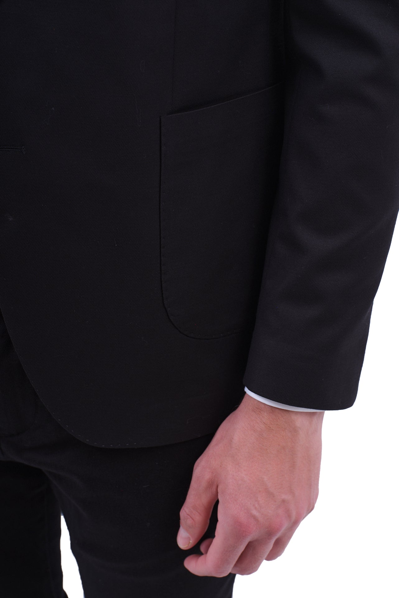 ΑΝΔΡΙΚΟ ΣΑΚΑΚΙ ΜΟΝΟΠΕΤΟ ΔΙΚΟΥΜΠΟ ΣΕ ΜΑΥΡΟ ΧΡΩΜΑ SLIM FIT