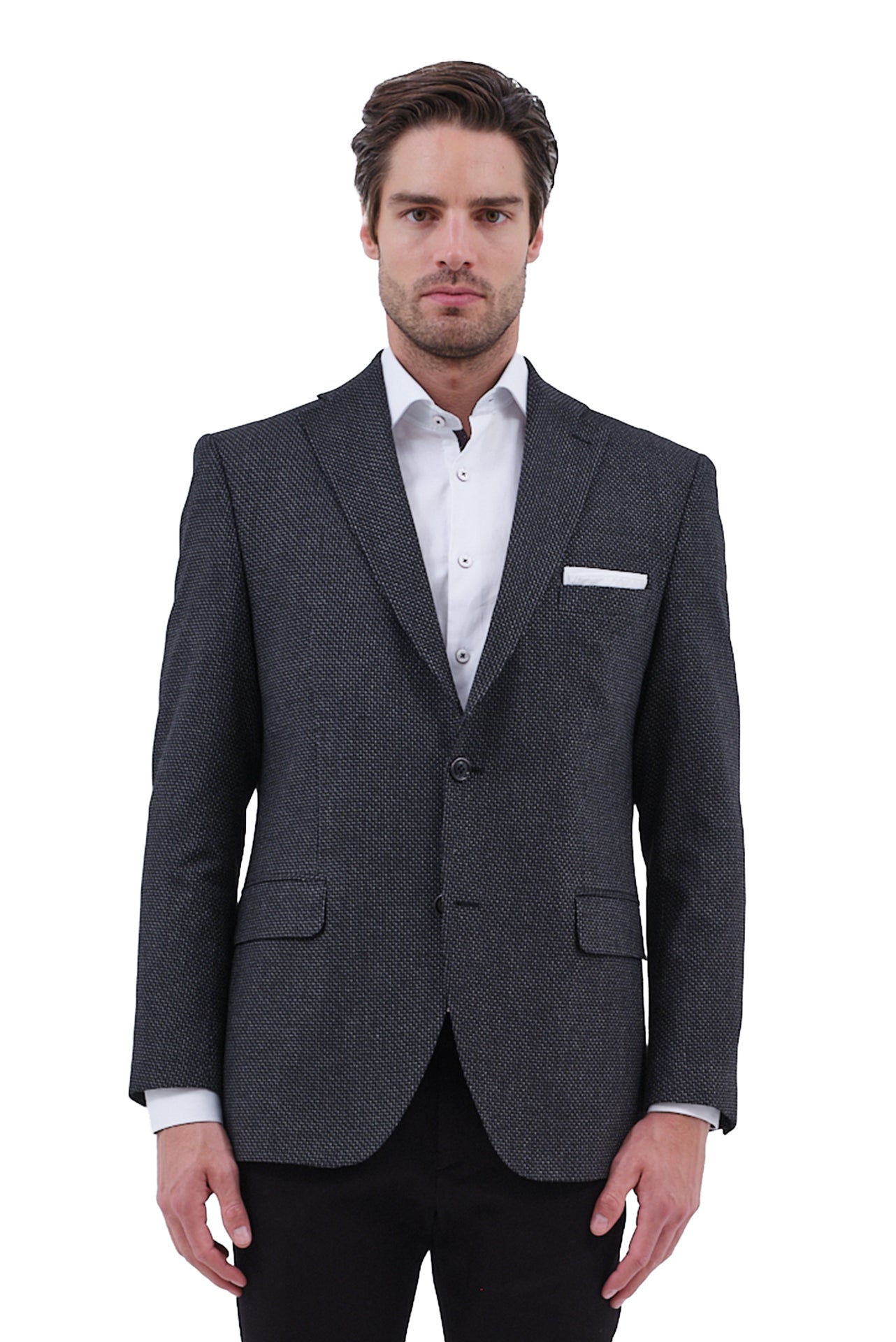 ΑΝΔΡΙΚΟ ΣΑΚΑΚΙ ΜΟΝΟΠΕΤΟ ΔΙΚΟΥΜΠΟ PORTOBELLO'S ΜΑΥΡΟ ΜΕ ΜΙΚΡΟΣΧΕΔΙΟ