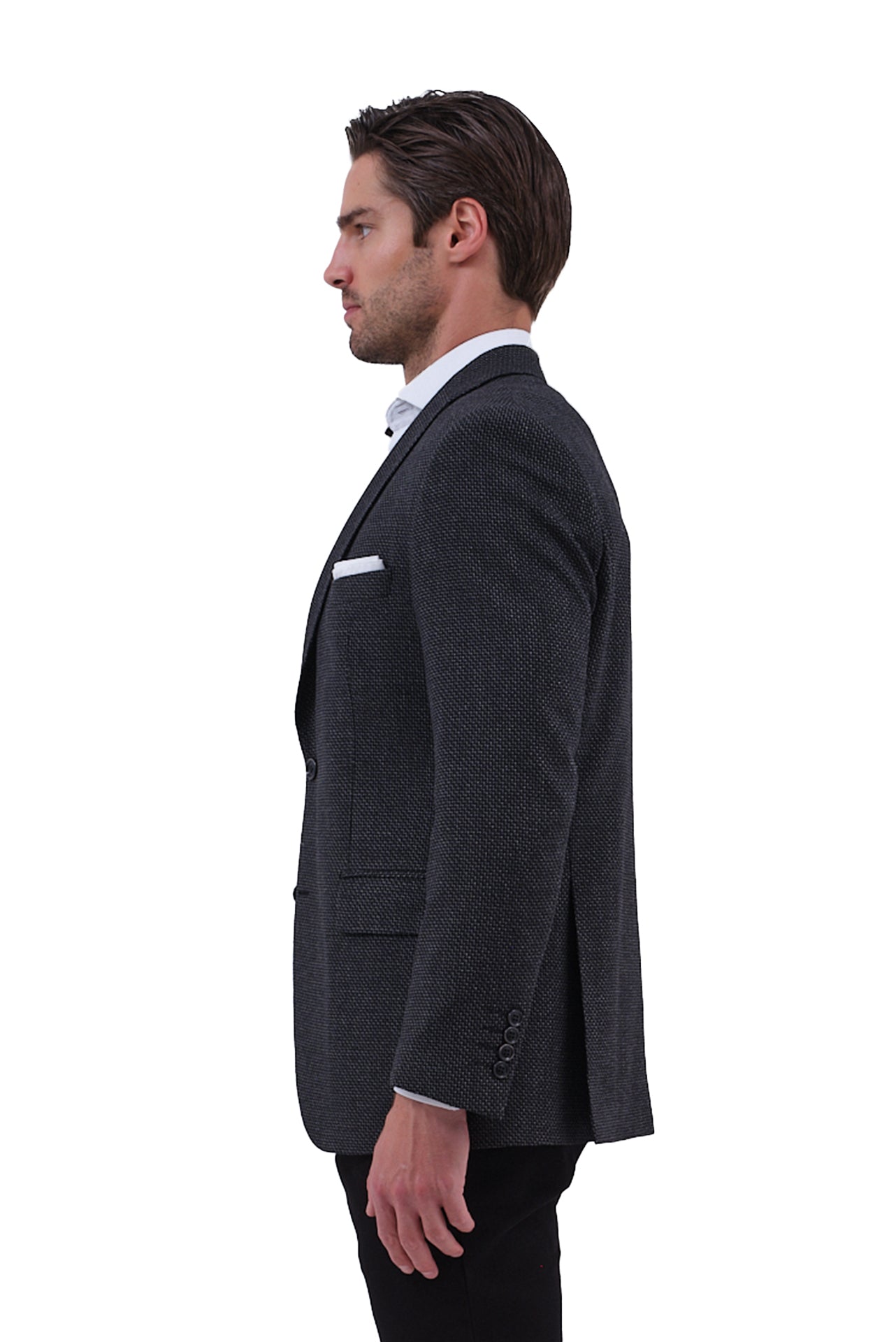 ΑΝΔΡΙΚΟ ΣΑΚΑΚΙ ΜΟΝΟΠΕΤΟ ΔΙΚΟΥΜΠΟ PORTOBELLO'S ΜΑΥΡΟ ΜΕ ΜΙΚΡΟΣΧΕΔΙΟ