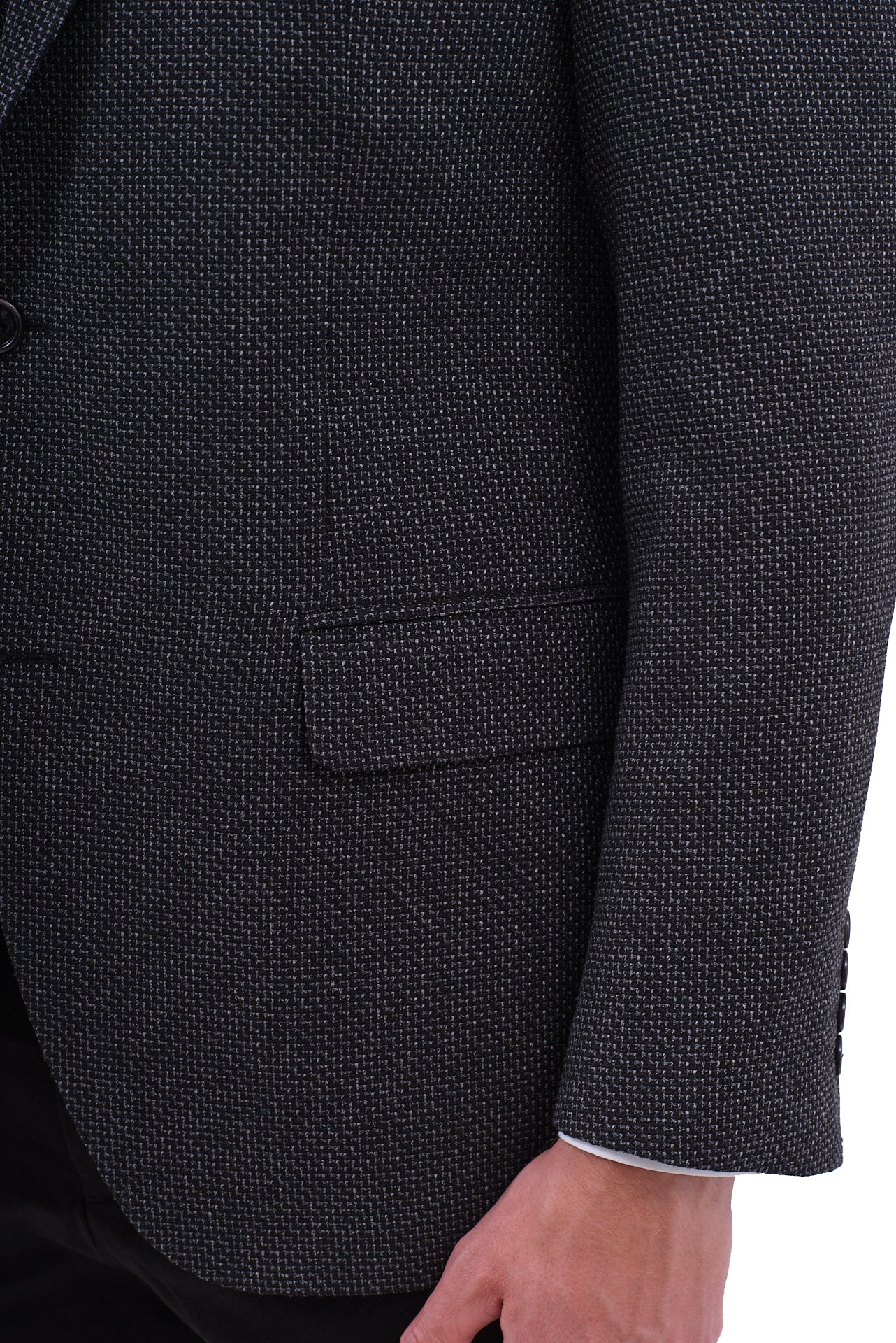 ΑΝΔΡΙΚΟ ΣΑΚΑΚΙ ΜΟΝΟΠΕΤΟ ΔΙΚΟΥΜΠΟ PORTOBELLO'S ΜΑΥΡΟ ΜΕ ΜΙΚΡΟΣΧΕΔΙΟ