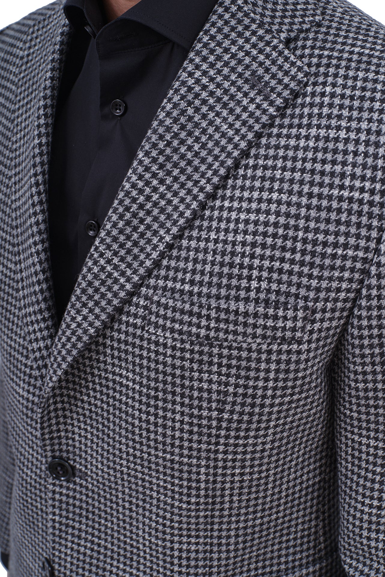 ΑΝΔΡΙΚΟ ΣΑΚΑΚΙ ΣΚΟΥΡΟ ΓΚΡΙ PORTOBELLO'S ΜΕ HOUNDTOOTH PATERN