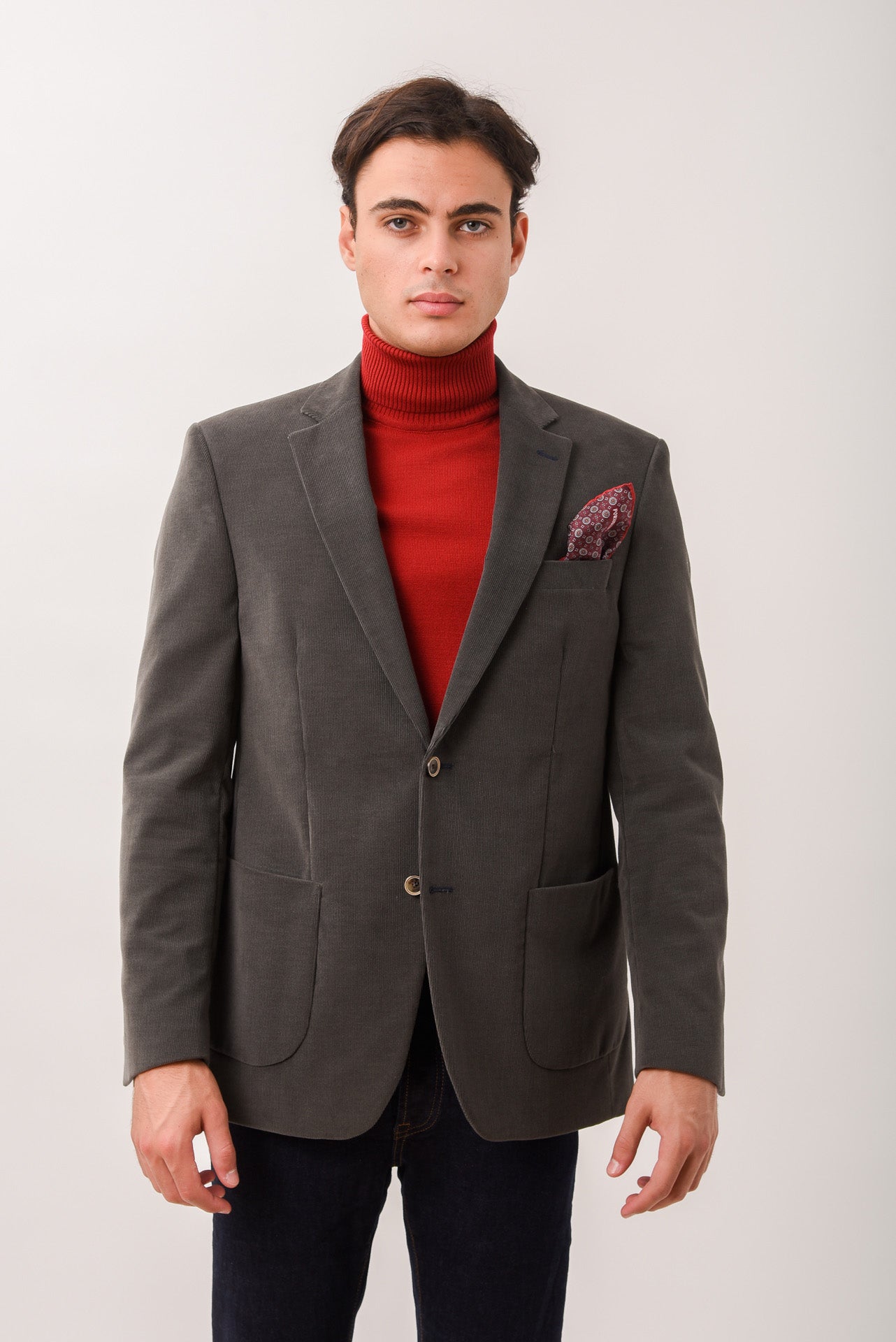 ΑΝΔΡΙΚΟ ΣΑΚΑΚΙ ΔΙΚΟΥΜΠΟ ΚΟΤΛΕ PORTOBELLO'S ΣΕ ΓΚΡΙ-ΛΑΔΙ ΧΡΩΜΑ