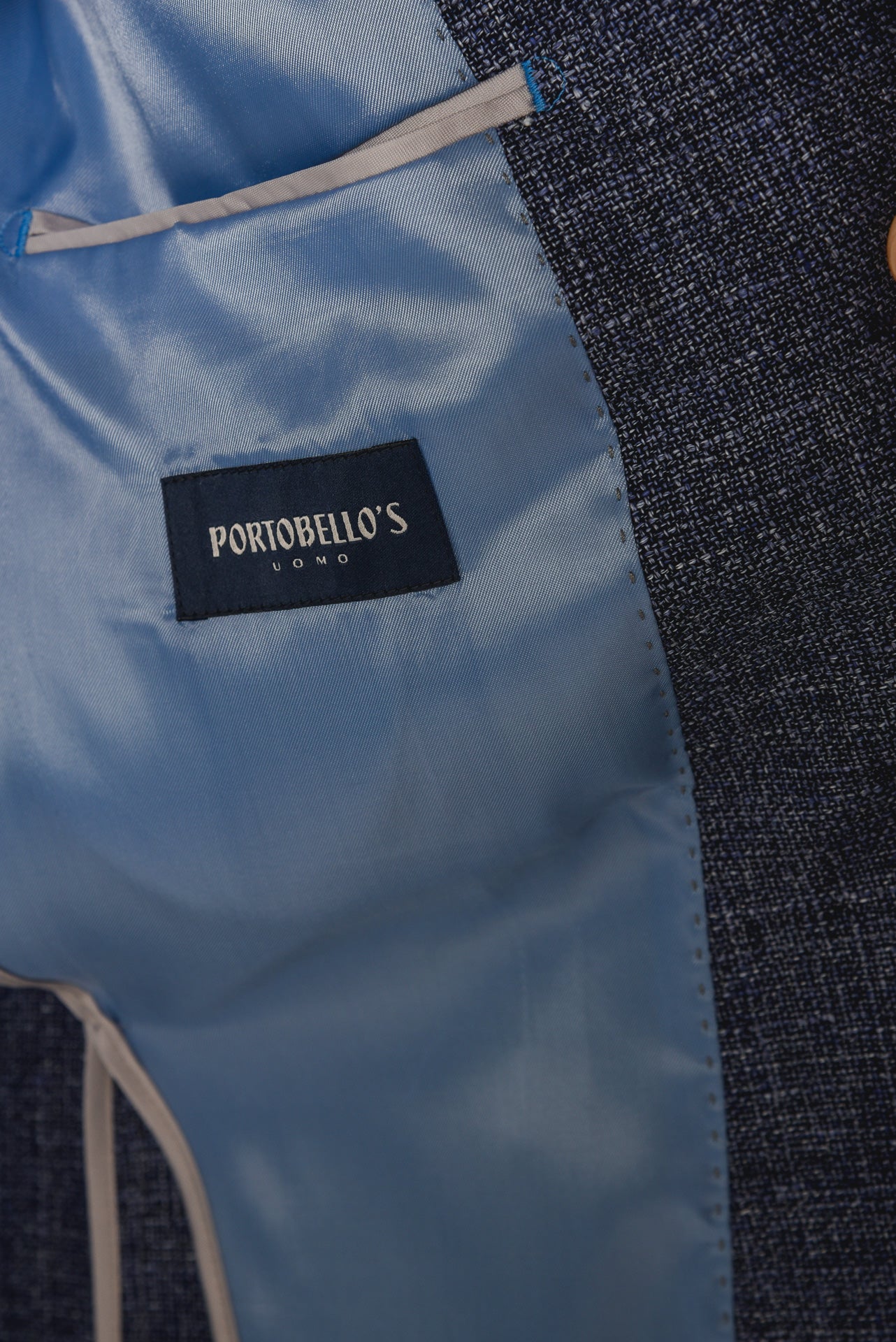 ΑΝΔΡΙΚΟ ΣΑΚΑΚΙ PORTOBELLO’S ΣΕ ΜΠΛΕ ΤΖΙΝ ΑΠΟΧΡΩΣΗ ΚΑΙ ΥΦΑΣΜΑ ΤΗΣ ANGELICO