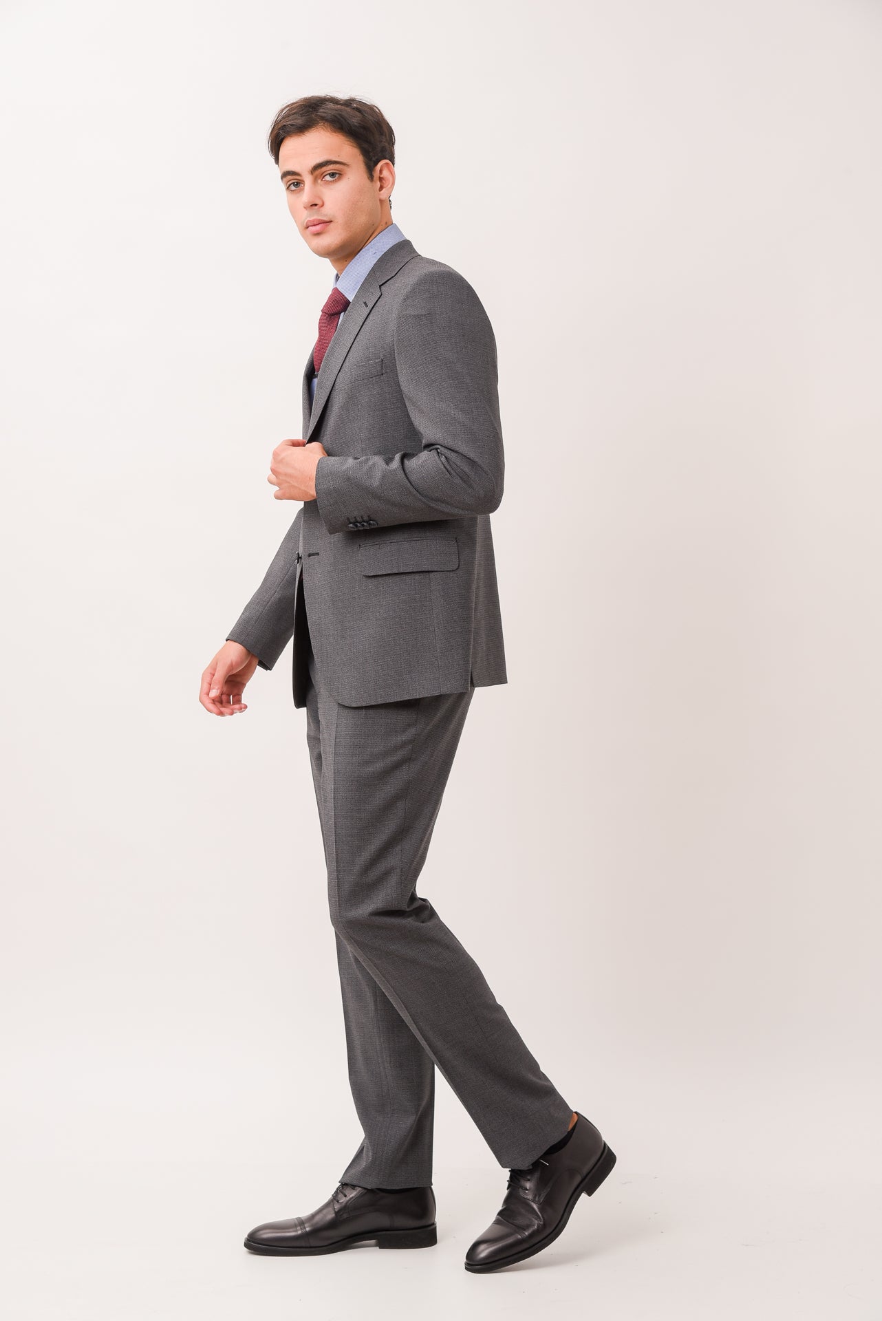 ΑΝΔΡΙΚΟ ΚΟΣΤΟΥΜΙ PORTOBELLO'S ΣΕ ΣΚΟΥΡΟ ΓΚΡΙ ΧΡΩΜΑ