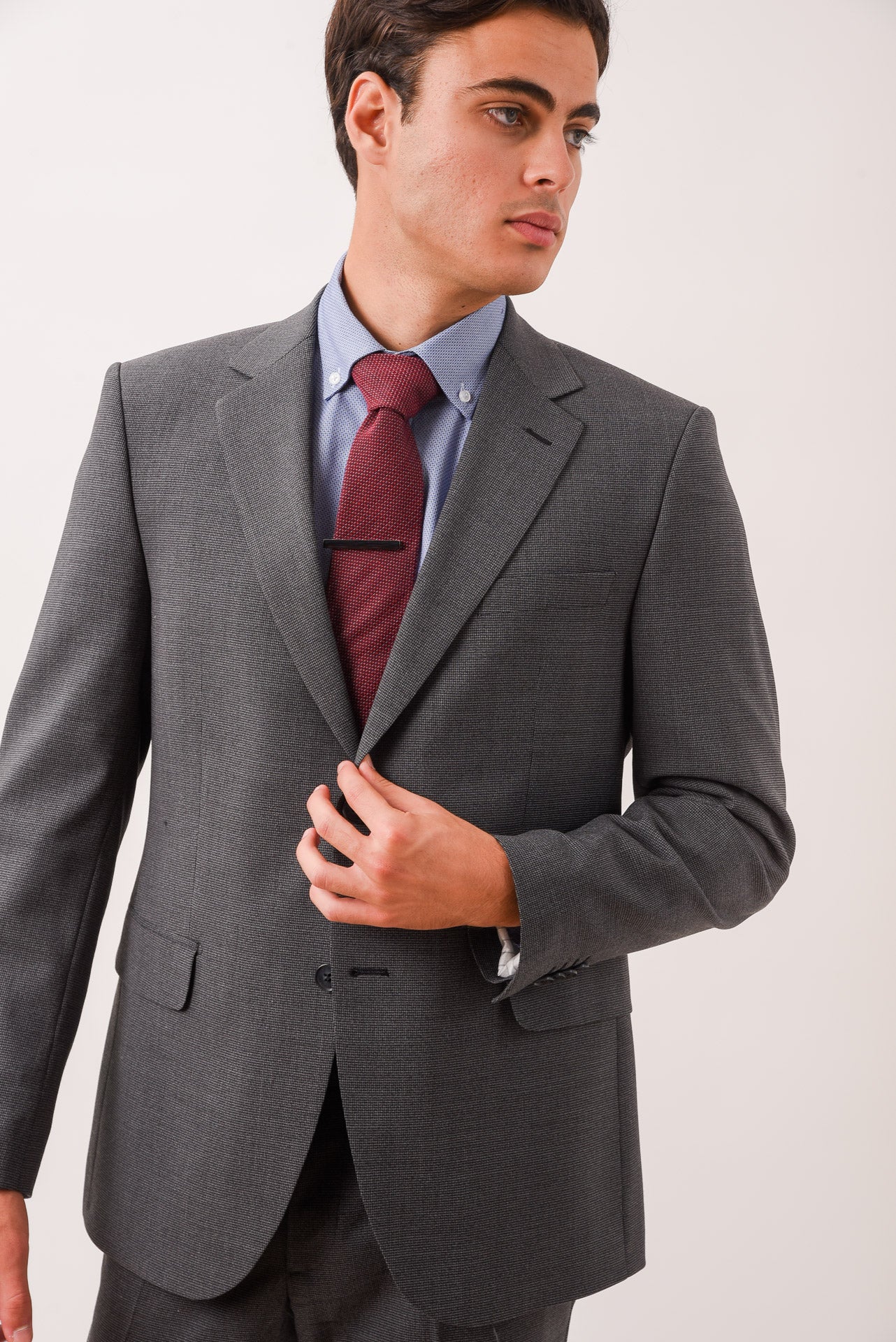 ΑΝΔΡΙΚΟ ΚΟΣΤΟΥΜΙ PORTOBELLO'S ΣΕ ΣΚΟΥΡΟ ΓΚΡΙ ΧΡΩΜΑ