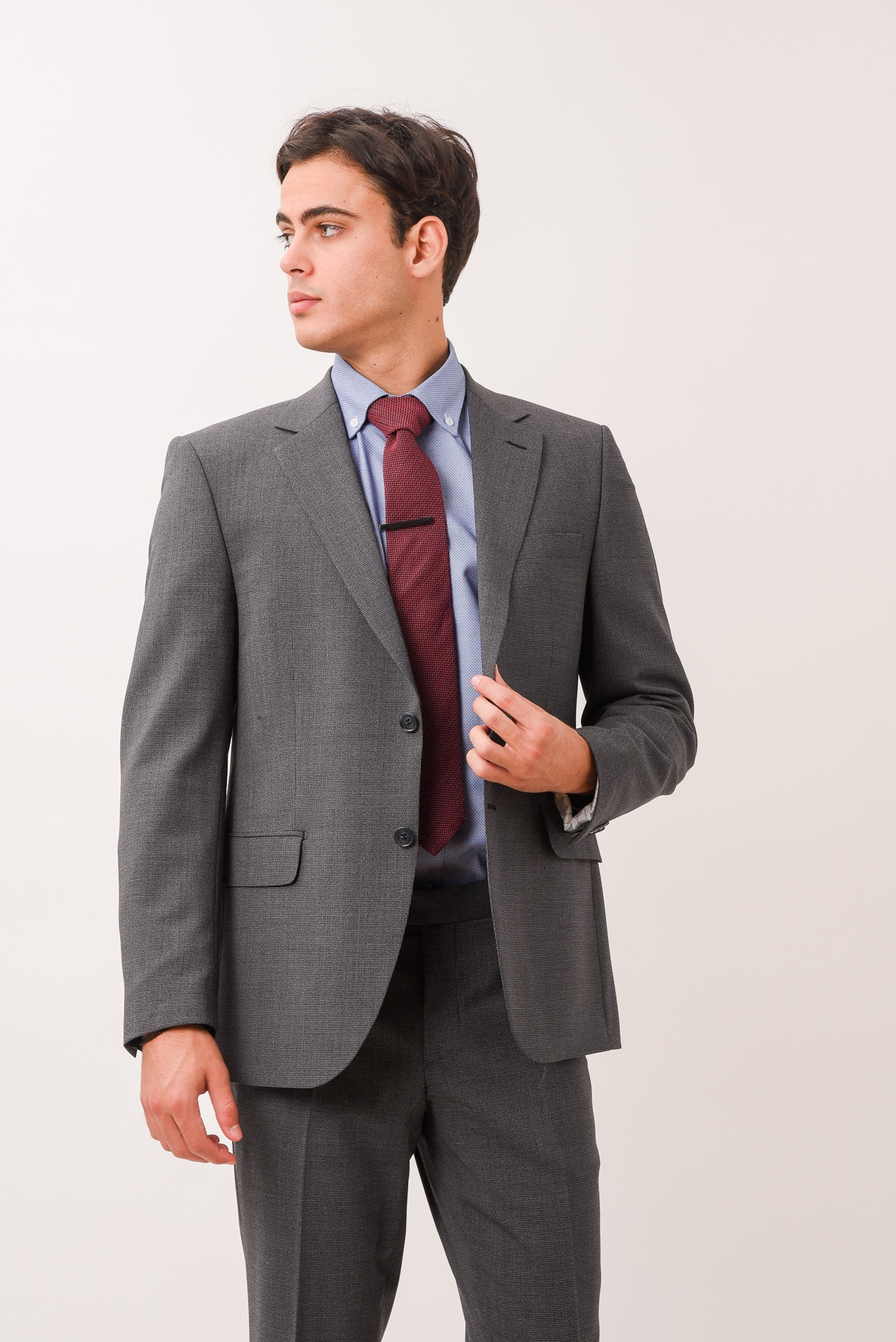 ΑΝΔΡΙΚΟ ΚΟΣΤΟΥΜΙ PORTOBELLO'S ΣΕ ΣΚΟΥΡΟ ΓΚΡΙ ΧΡΩΜΑ