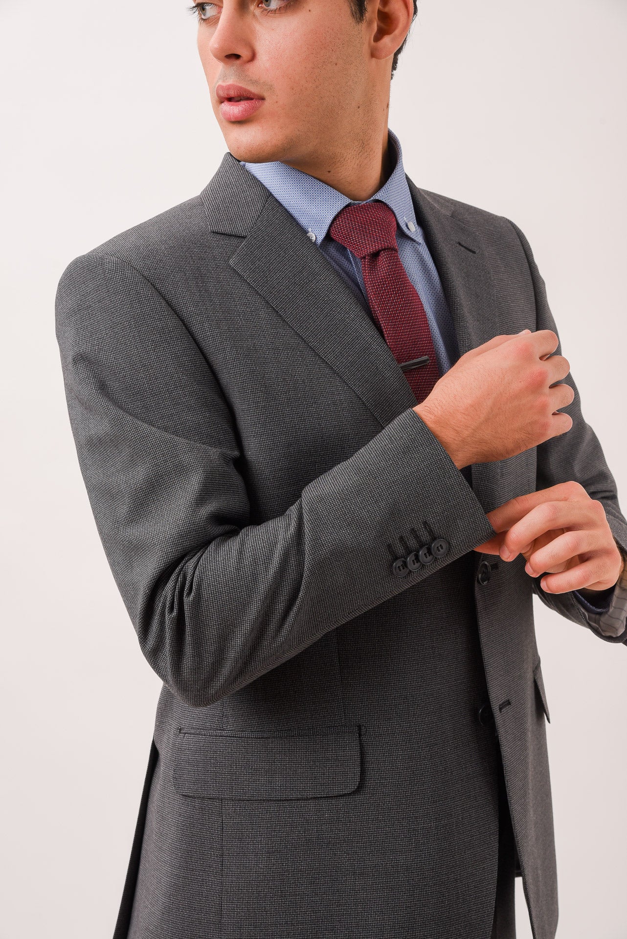 ΑΝΔΡΙΚΟ ΚΟΣΤΟΥΜΙ PORTOBELLO'S ΣΕ ΣΚΟΥΡΟ ΓΚΡΙ ΧΡΩΜΑ