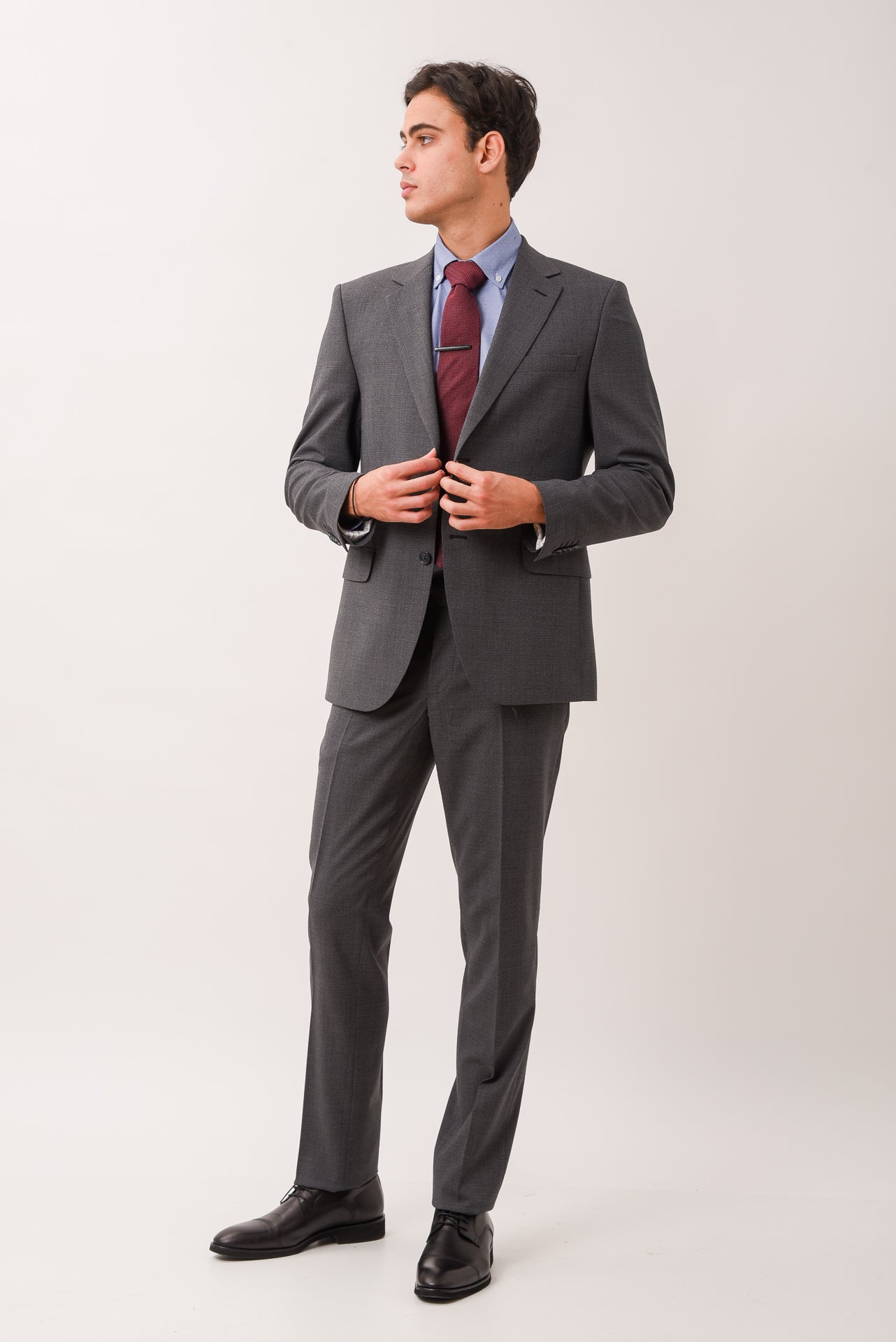 ΑΝΔΡΙΚΟ ΚΟΣΤΟΥΜΙ PORTOBELLO'S ΣΕ ΣΚΟΥΡΟ ΓΚΡΙ ΧΡΩΜΑ