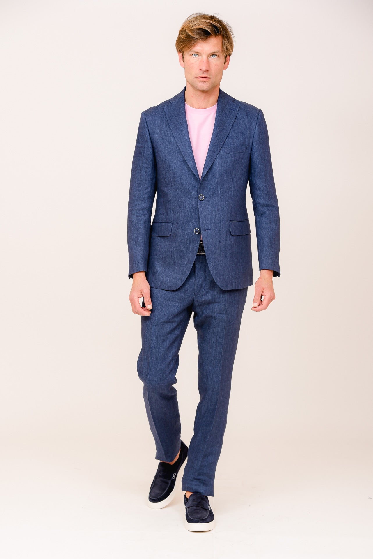 ΑΝΔΡΙΚΟ ΚΟΣΤΟΥΜΙ PORTOBELLO'S ΣΤΗΝ ΑΠΟΧΡΩΣΗ ΤΟΥ ΤΖΙΝ ΜΕ ΥΦΑΣΜΑ LEOMASTER ΑΠΟ ΛΙΝΟ