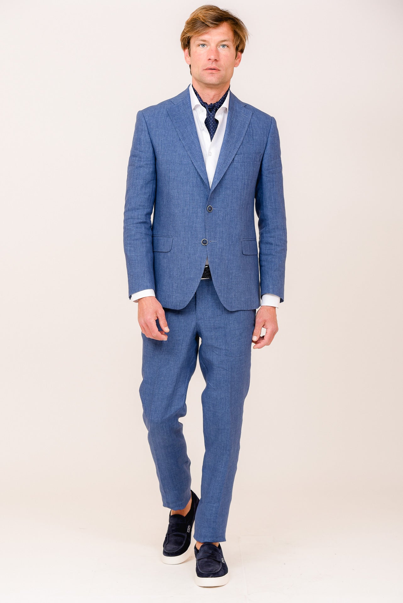 ΑΝΔΡΙΚΟ ΚΟΣΤΟΥΜΙ PORTOBELLO'S ΜΟΝΟΠΕΤΟ ΔΙΚΟΥΜΠΟ ΤΖΙΝ ΑΠΟΧΡΩΣΗ ΣΕ ΛΙΝΟ ΤΗΣ LEOMASTER