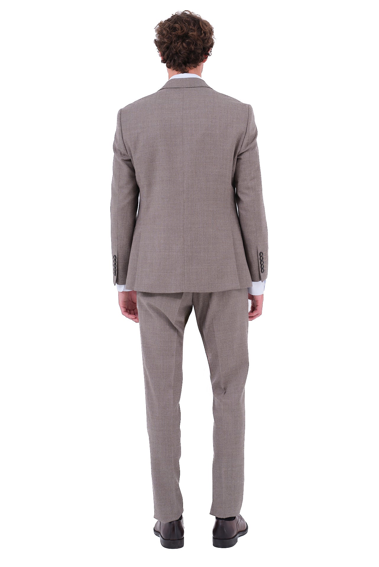 ΑΝΔΡΙΚΟ ΚΟΣΤΟΥΜΙ ΜΠΕΖ ΚΑΦΕ PORTOBELLO'S ΑΠΟ 100% ΜΑΛΛΙ SLIM FIT