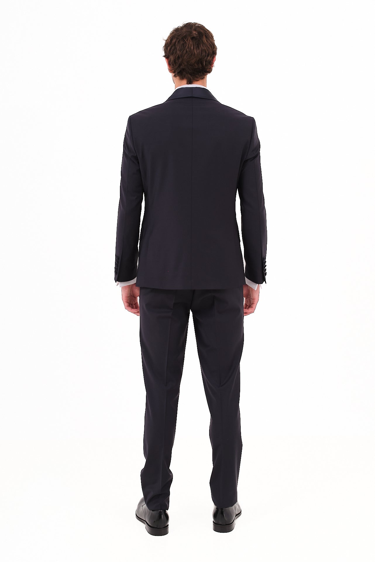 ΑΝΔΡΙΚΟ SMOKING ΚΟΣΤΟΥΜΙ ΜΕ SHAWL ΠΕΤΑ PORTOBELLO'S ΣΕ ΜΠΛΕ ΧΡΩΜΑ