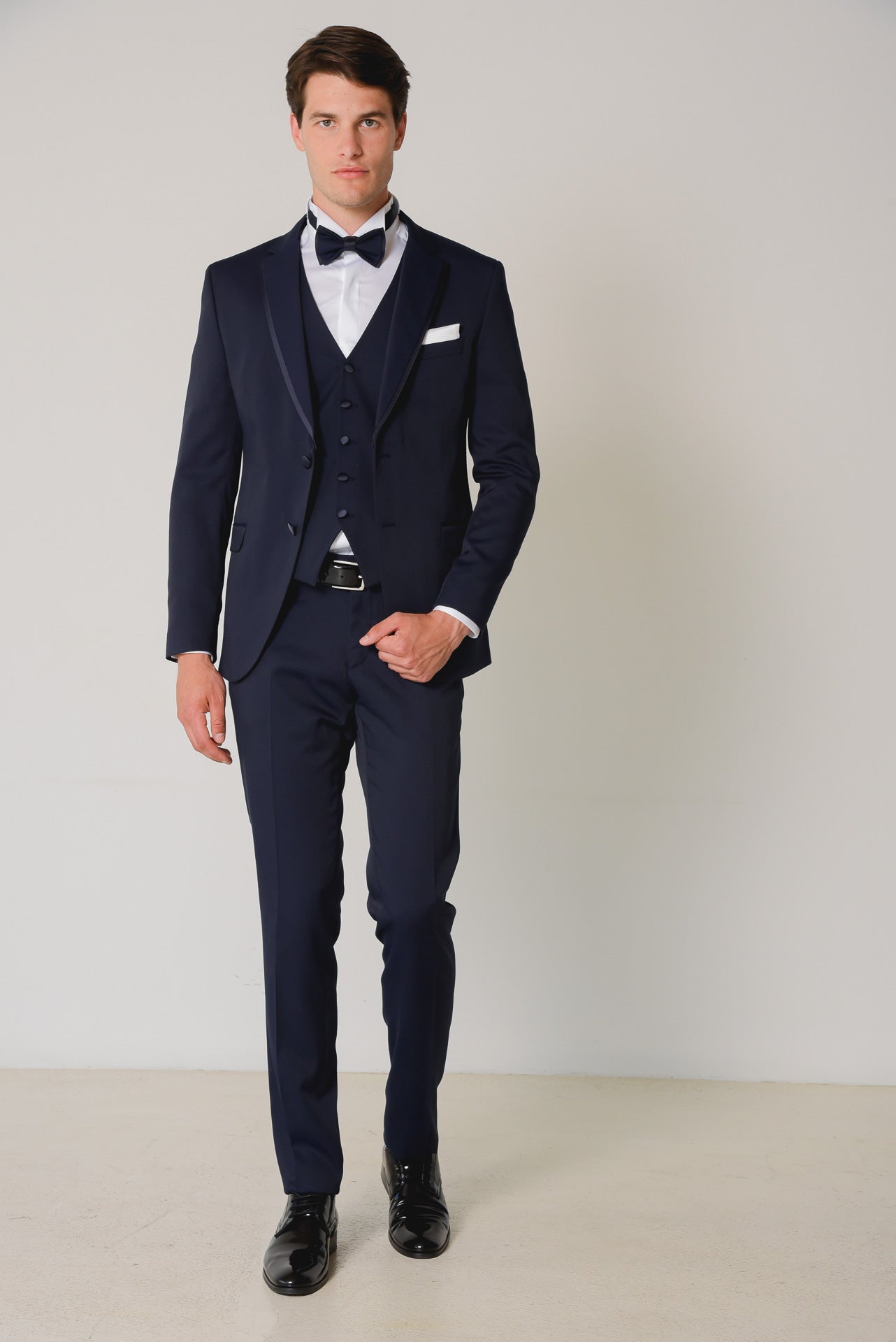 ΑΝΔΡΙΚΟ ΚΟΣΤΟΥΜΙ PORTOBELLO'S ΜΠΛΕ THREE PIECES