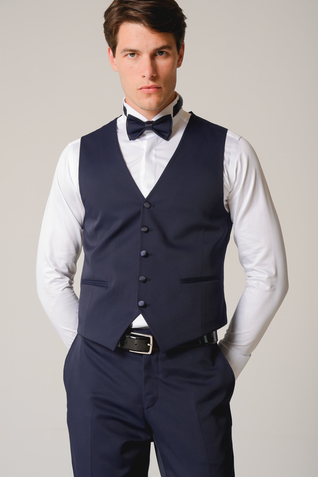 ΑΝΔΡΙΚΟ ΚΟΣΤΟΥΜΙ PORTOBELLO'S ΜΠΛΕ THREE PIECES