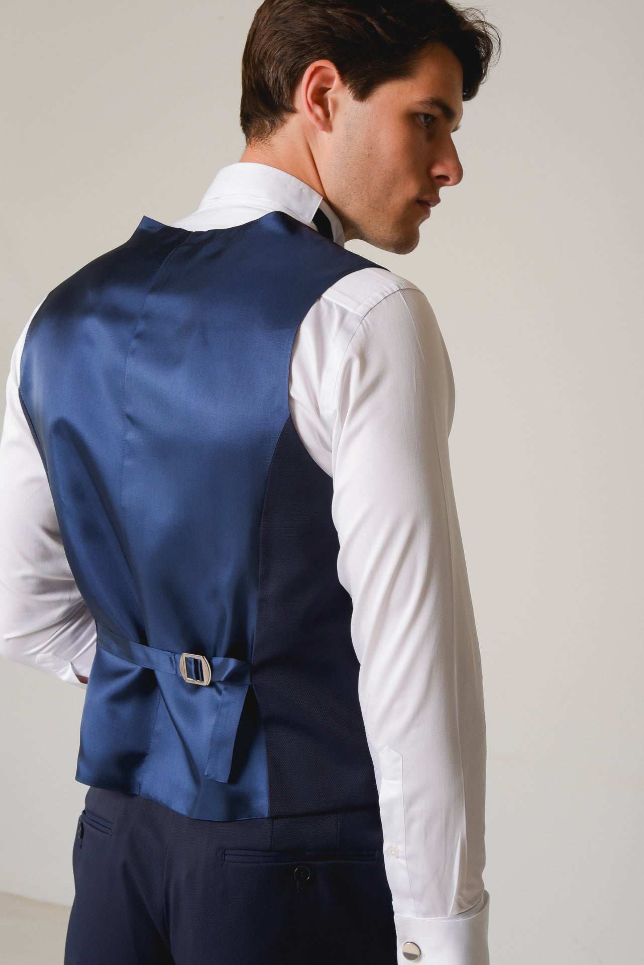 ΑΝΔΡΙΚΟ ΚΟΣΤΟΥΜΙ PORTOBELLO'S ΜΠΛΕ THREE PIECES