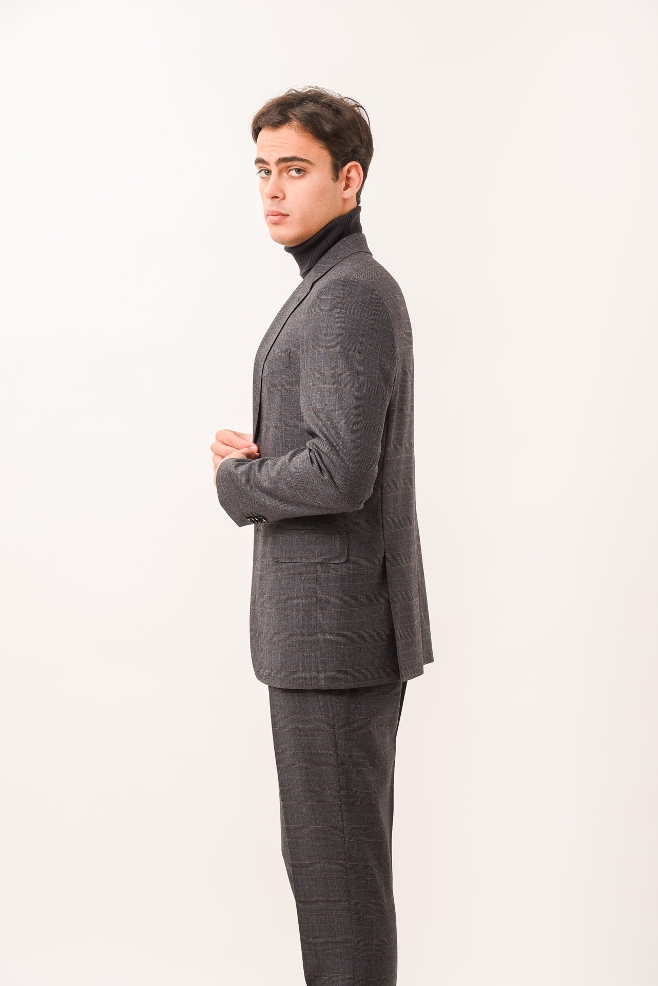 ΑΝΔΡΙΚΟ ΚΟΣΤΟΥΜΙ PORTOBELLO'S ΣΕ ΓΚΡΙ ΜΠΛΕ ΧΡΩΜΑ ΥΦΑΣΜΑ GUABELLO