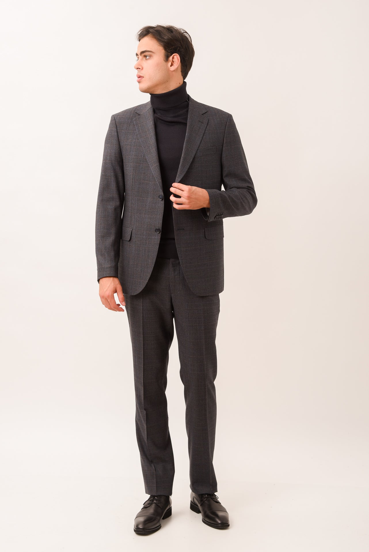 ΑΝΔΡΙΚΟ ΚΟΣΤΟΥΜΙ PORTOBELLO'S ΣΕ ΓΚΡΙ ΜΠΛΕ ΧΡΩΜΑ ΥΦΑΣΜΑ GUABELLO