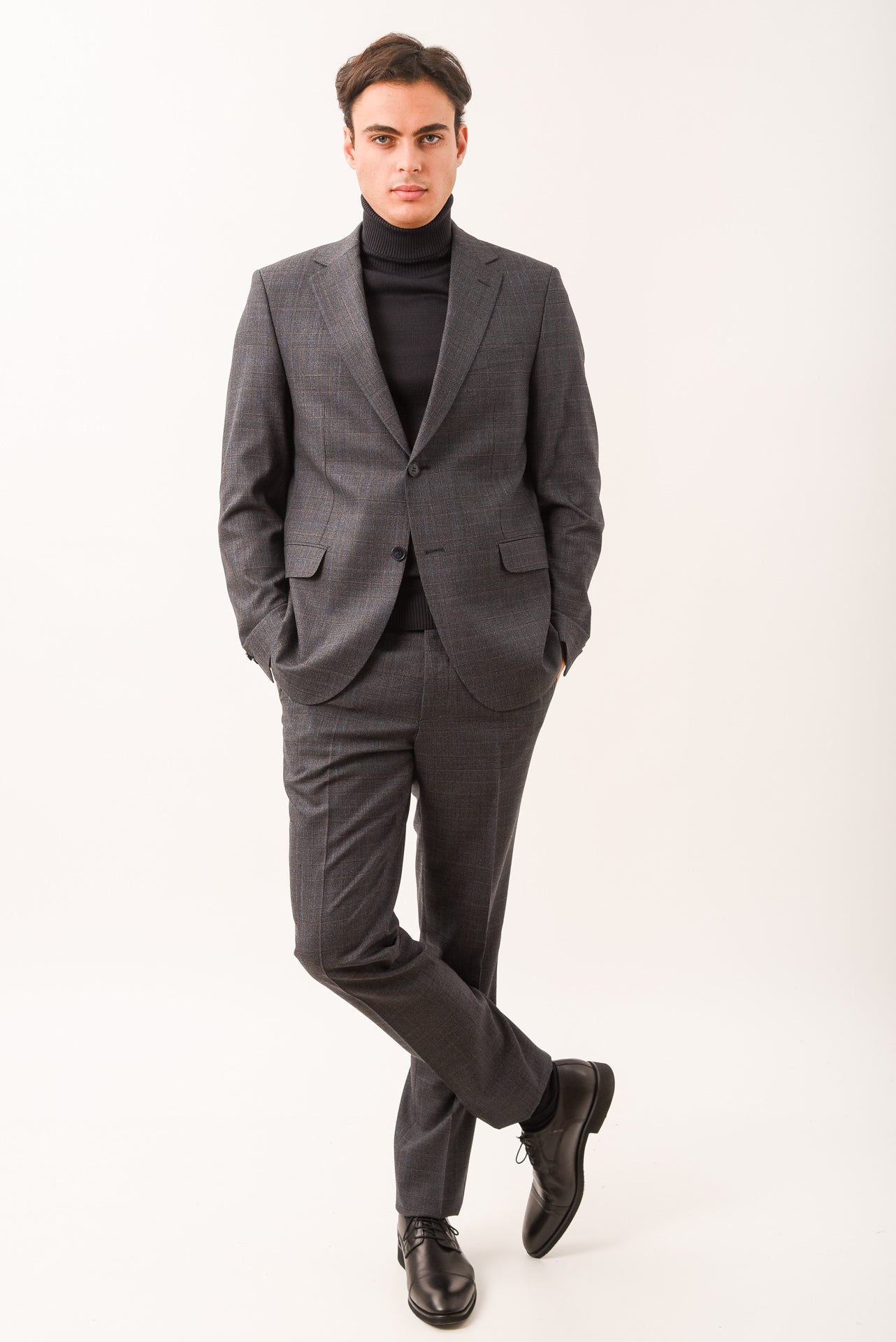 ΑΝΔΡΙΚΟ ΚΟΣΤΟΥΜΙ PORTOBELLO'S ΣΕ ΓΚΡΙ ΜΠΛΕ ΧΡΩΜΑ ΥΦΑΣΜΑ GUABELLO