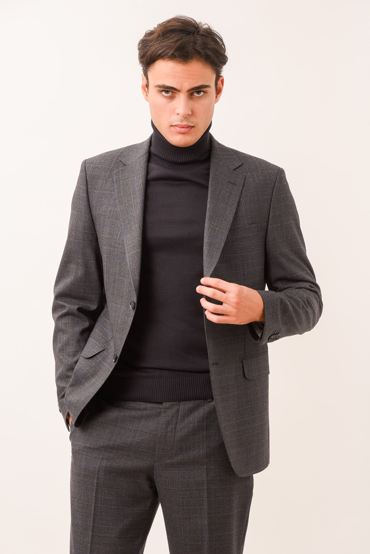 ΑΝΔΡΙΚΟ ΚΟΣΤΟΥΜΙ PORTOBELLO'S ΣΕ ΓΚΡΙ ΜΠΛΕ ΧΡΩΜΑ ΥΦΑΣΜΑ GUABELLO