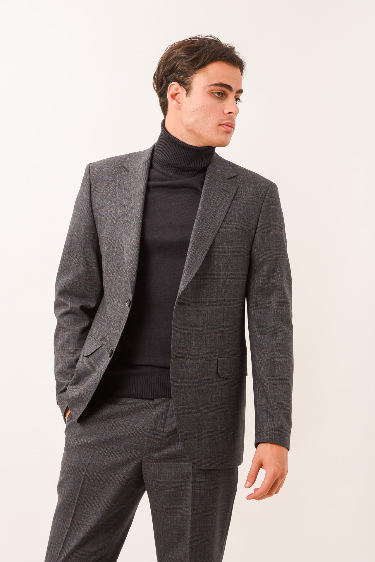 ΑΝΔΡΙΚΟ ΚΟΣΤΟΥΜΙ PORTOBELLO'S ΣΕ ΓΚΡΙ ΜΠΛΕ ΧΡΩΜΑ ΥΦΑΣΜΑ GUABELLO