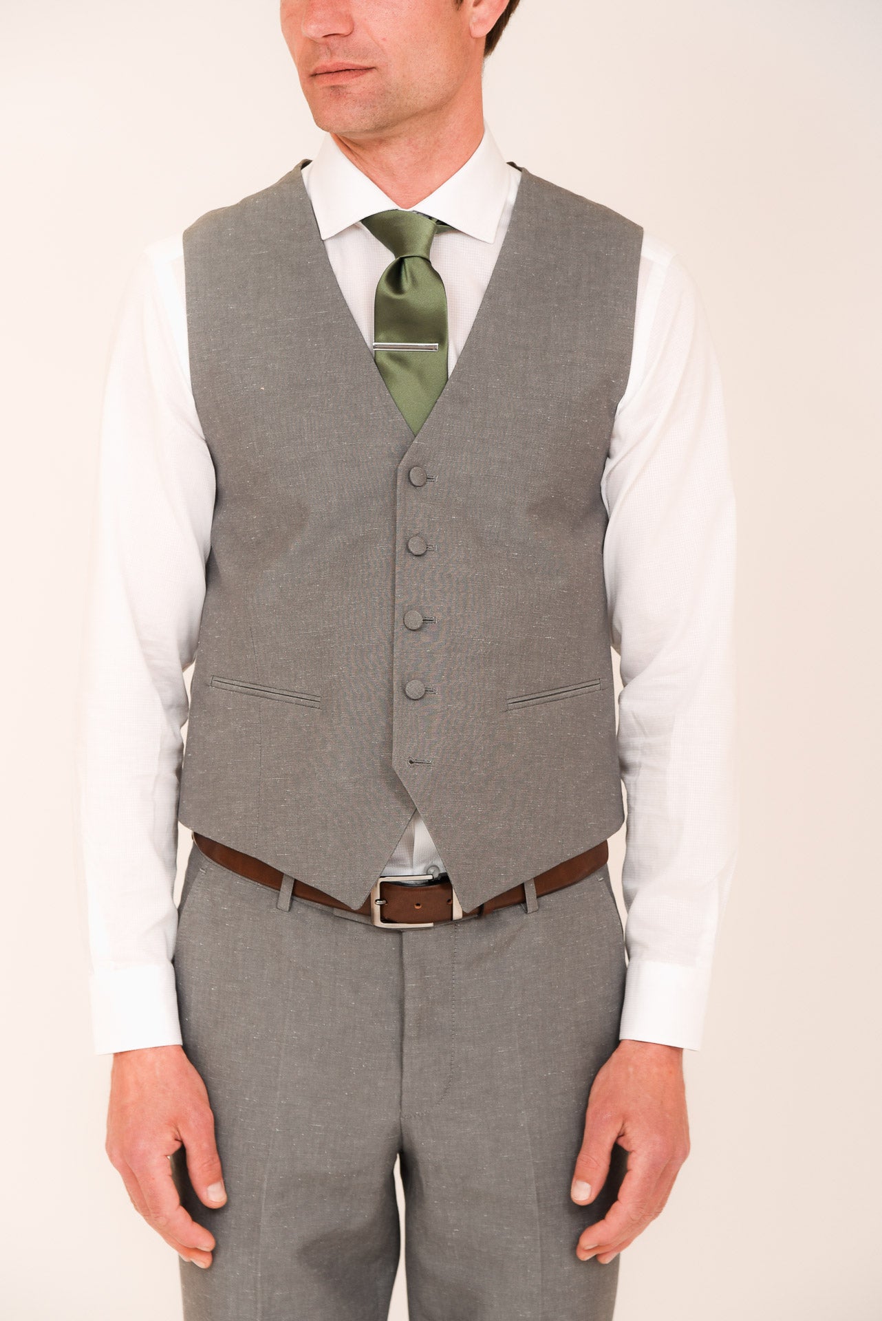 ΑΝΔΡΙΚΟ THREE-PIECE ΔΙΚΟΥΜΠΟ ΚΟΣΤΟΥΜΙ ΣΕ LIGHT ΓΚΡΙ ΧΡΩΜΑ ZIGNONE