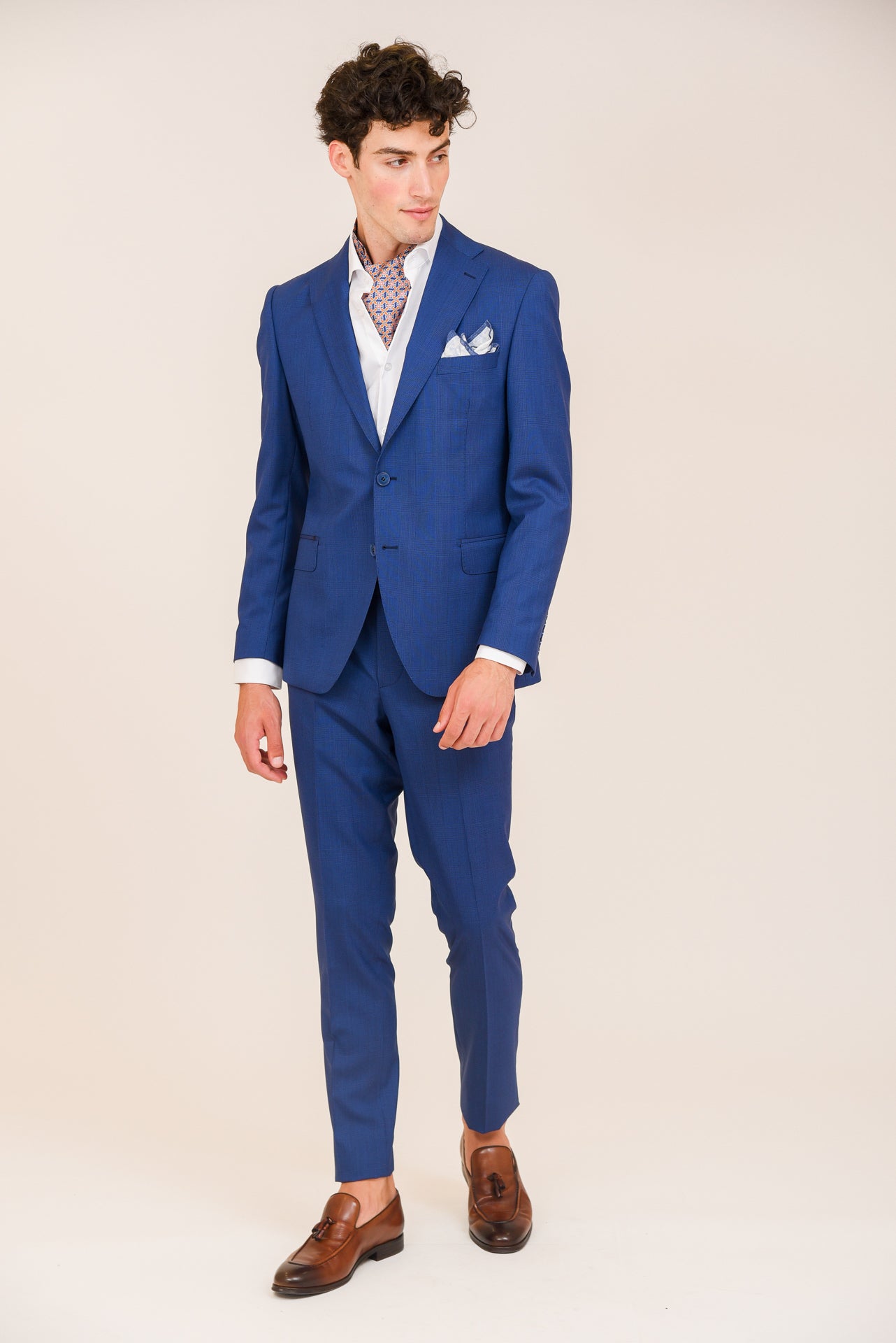 ΑΝΔΡΙΚΟ ΜΟΝΟΠΕΤΟ ΔΙΚΟΥΜΠΟ ΚΟΣΤΟΥΜΙ ΣΕ ΜΠΛΕ ΡΟΥΑ ΑΠΟΧΡΩΣΗ ZIGNONE