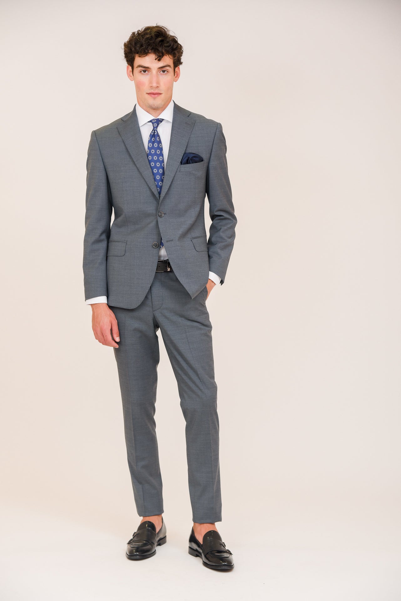 ΑΝΔΡΙΚΟ ΜΟΝΟΠΕΤΟ ΔΙΚΟΥΜΠΟ ΚΟΣΤΟΥΜΙ PORTOBELLO'S ΓΚΡΙ-ΛΑΔΙ ZIGNONE