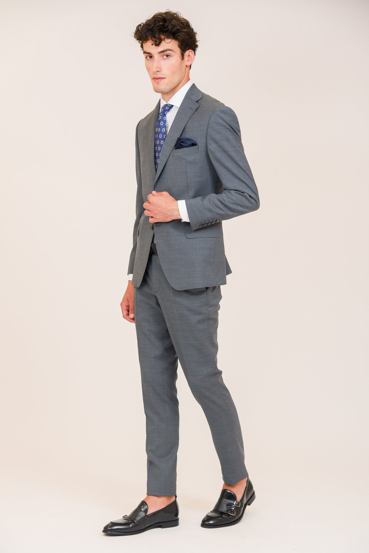 ΑΝΔΡΙΚΟ ΜΟΝΟΠΕΤΟ ΔΙΚΟΥΜΠΟ ΚΟΣΤΟΥΜΙ PORTOBELLO'S ΓΚΡΙ-ΛΑΔΙ ZIGNONE