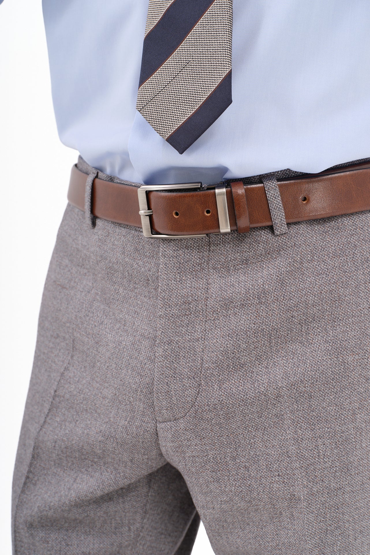 ΑΝΔΡΙΚΟ ΓΚΡΙ ΜΟΝΟΧΡΩΜΟ ΚΟΣΤΟΥΜΙ PORTOBELLO'S ΣΕ GUABELLO ΥΦΑΣΜΑ SLIM FIT