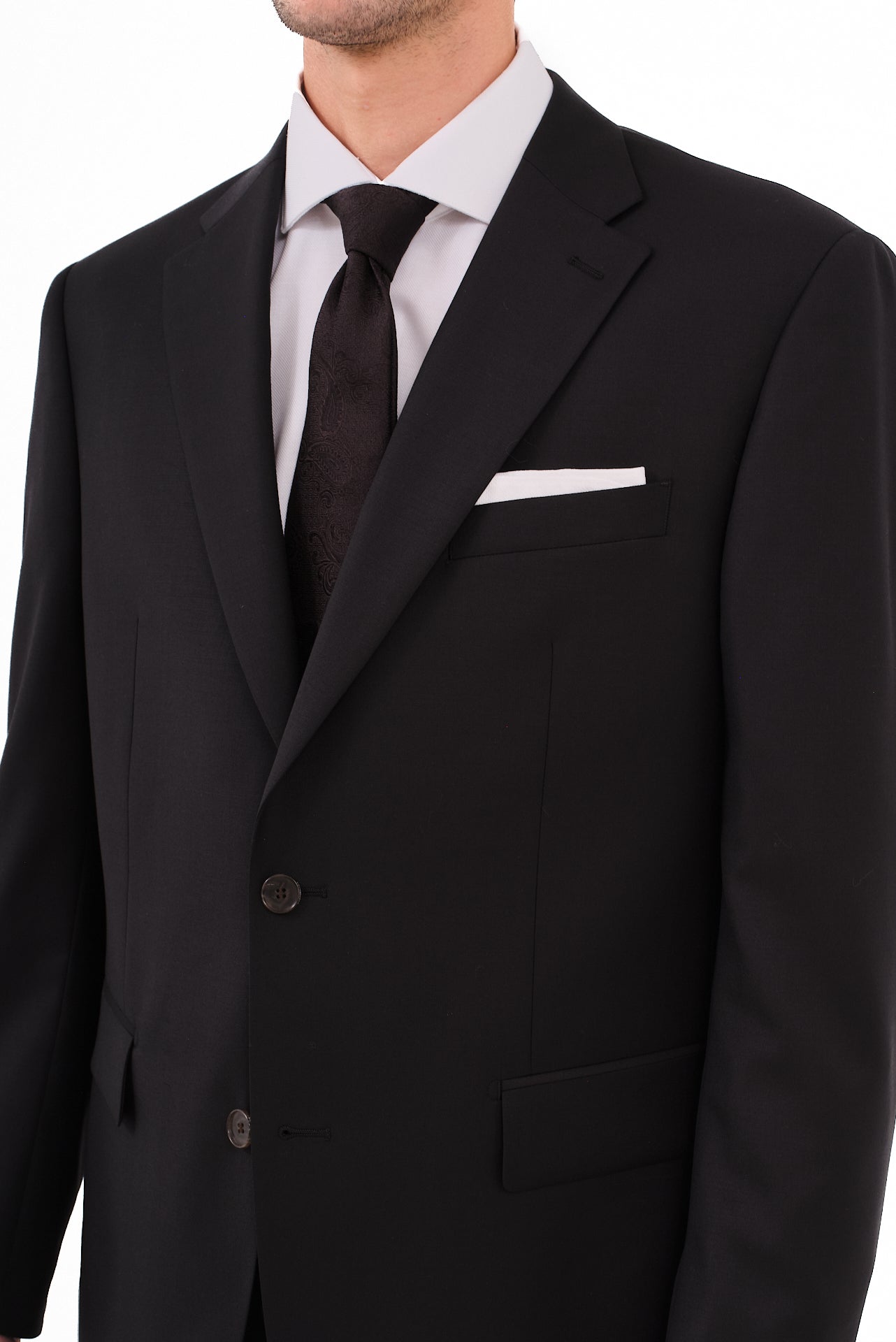 ΑΝΔΡΙΚΟ ΚΟΣΤΟΥΜΙ PORTOBELLO'S ΜΟΝΟΠΕΤΟ ΔΙΚΟΥΜΠΟ ΣΕ ΜΑΥΡΟ ΧΡΩΜΑ ΚΑΝΟΝΙΚΗ ΓΡΑΜΜΗ