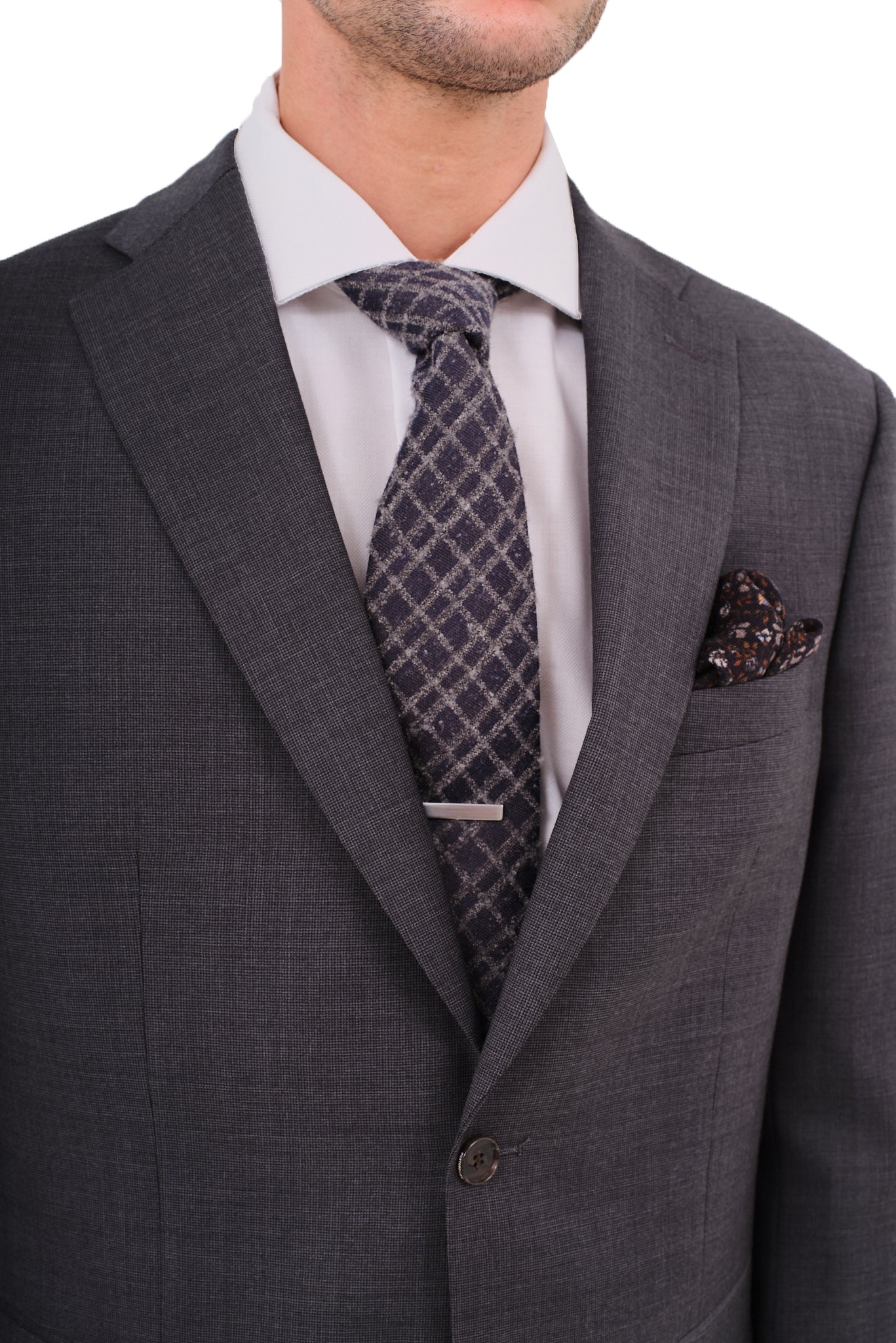 ΑΝΔΡΙΚΟ ΣΚΟΥΡΟ ΓΚΡΙ ΚΟΣΤΟΥΜΙ PORTOBELLO'S SLIM FIT