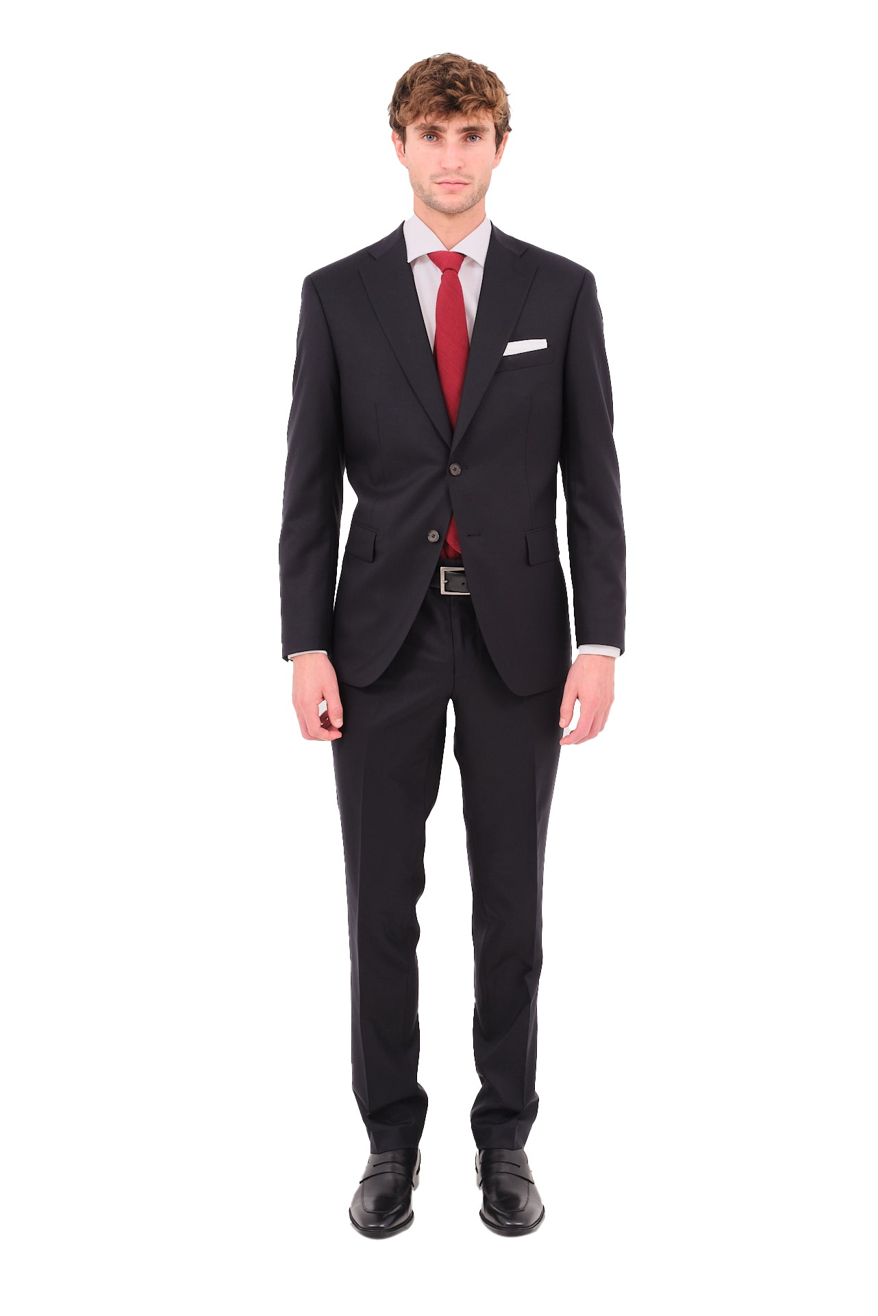 ΑΝΔΡΙΚΟ ΜΑΥΡΟ ΚΟΣΤΟΥΜΙ PORTOBELLO'S ΚΛΑΣΙΚΟ ΣΕ ΣΤΕΝΗ ΓΡΑΜΜΗ