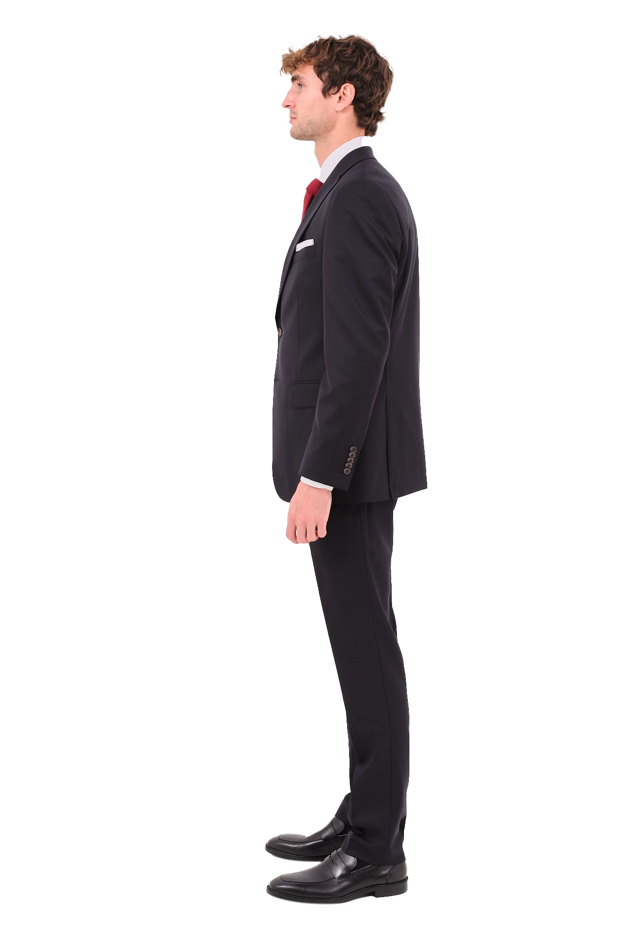 ΑΝΔΡΙΚΟ ΜΑΥΡΟ ΚΟΣΤΟΥΜΙ PORTOBELLO'S ΚΛΑΣΙΚΟ ΣΕ ΣΤΕΝΗ ΓΡΑΜΜΗ