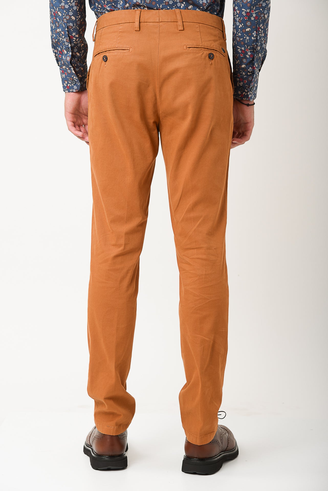 ΑΝΔΡΙΚΟ ΠΑΝΤΕΛΟΝΙ CHINOS PORTOBELLO'S ΣΕ ΜΟΥΣΤΑΡΔΙ ΧΡΩΜΑ SLIM FIT