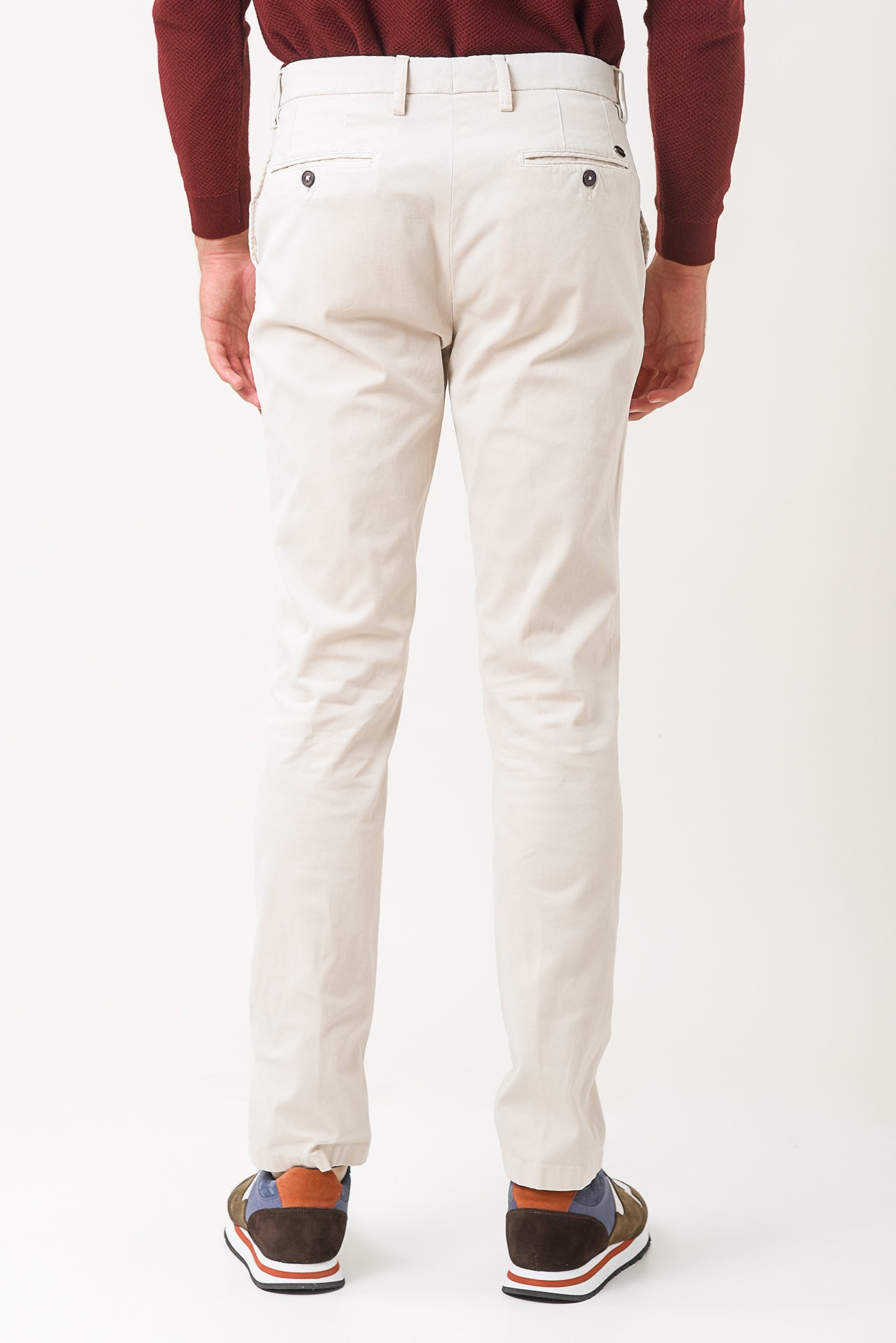 ΑΝΔΡΙΚΟ ΠΑΝΤΕΛΟΝΙ CHINOS PORTOBELLO'S ΣΕ ΕΚΡΟΥ ΧΡΩΜΑ SLIM FIT