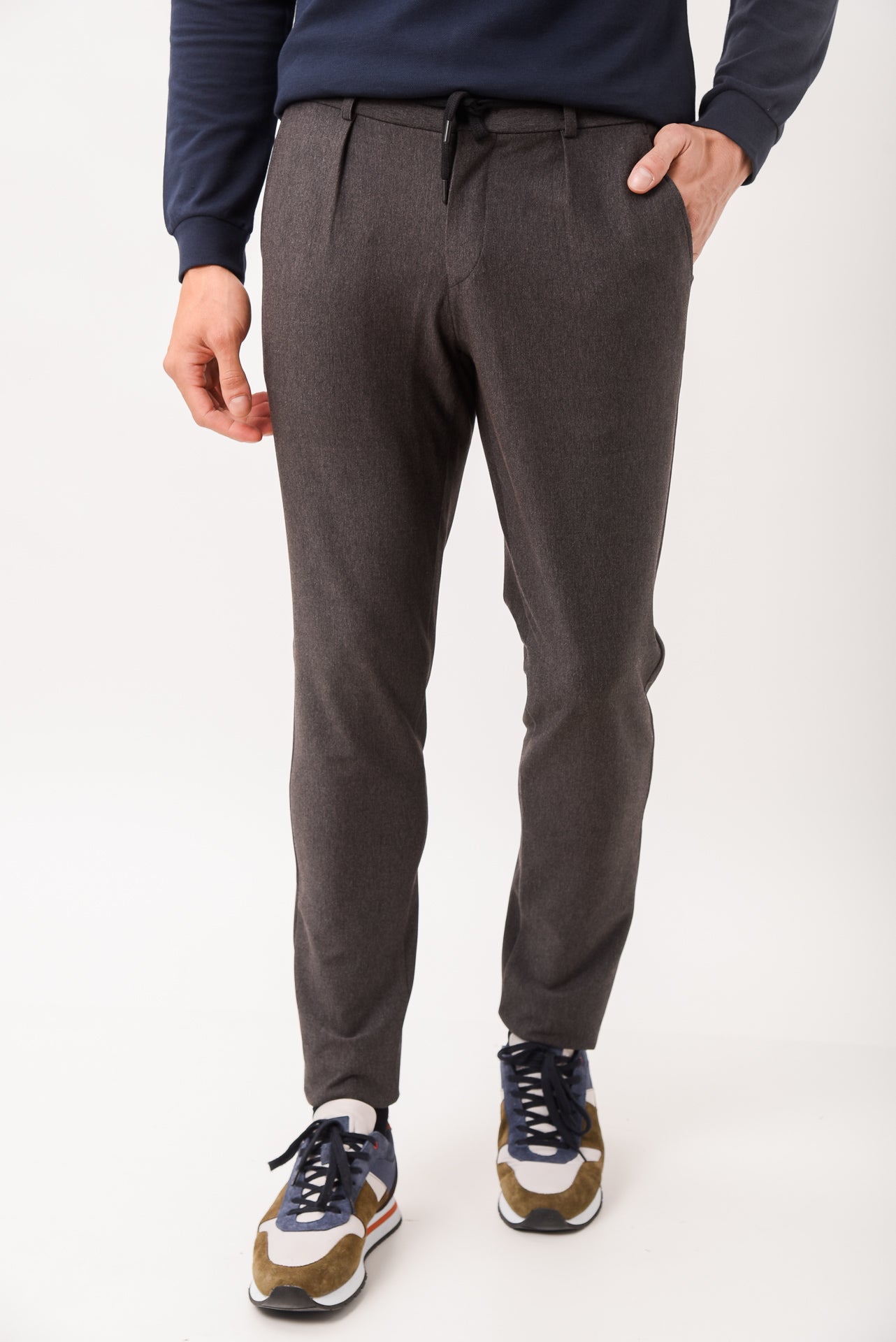 ΑΝΔΡΙΚΟ ΠΑΝΤΕΛΟΝΙ ΦΟΡΜΑ PORTOBELLO'S ΣΕ ΣΚΟΥΡΟ ΓΚΡΙ ΧΡΩΜΑ