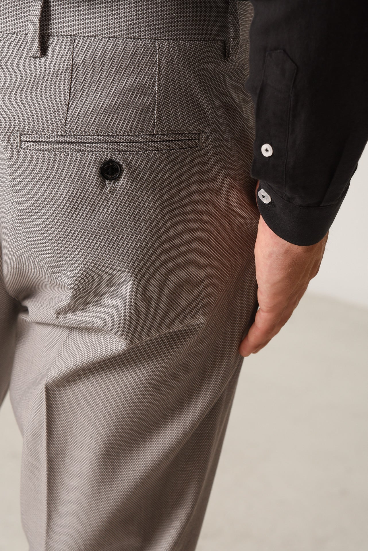 ΑΝΔΡΙΚΟ ΠΑΝΤΕΛΟΝΙ CHINOS PORTOBELLO'S ΓΚΡΙ ΜΕΣΑΙΟ ΧΡΩΜΑ REGULAR FIT